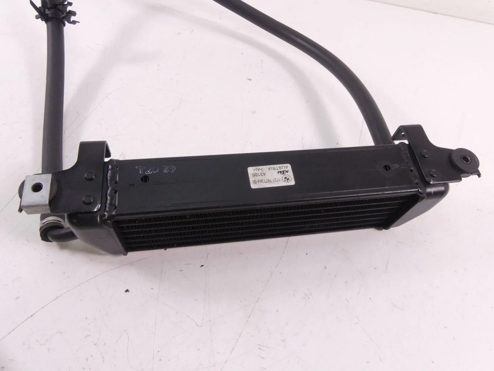 2008 BMW R1200RT K26 Oil Cooler Radiator & Lines 17217719229 - Image 6