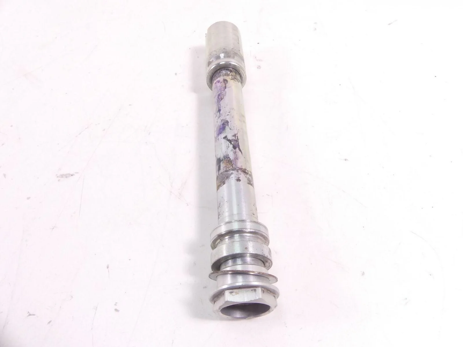 2008 Ducati 1098 S Front Axle Wheel Spindle 25mm 81910601A - Image 3