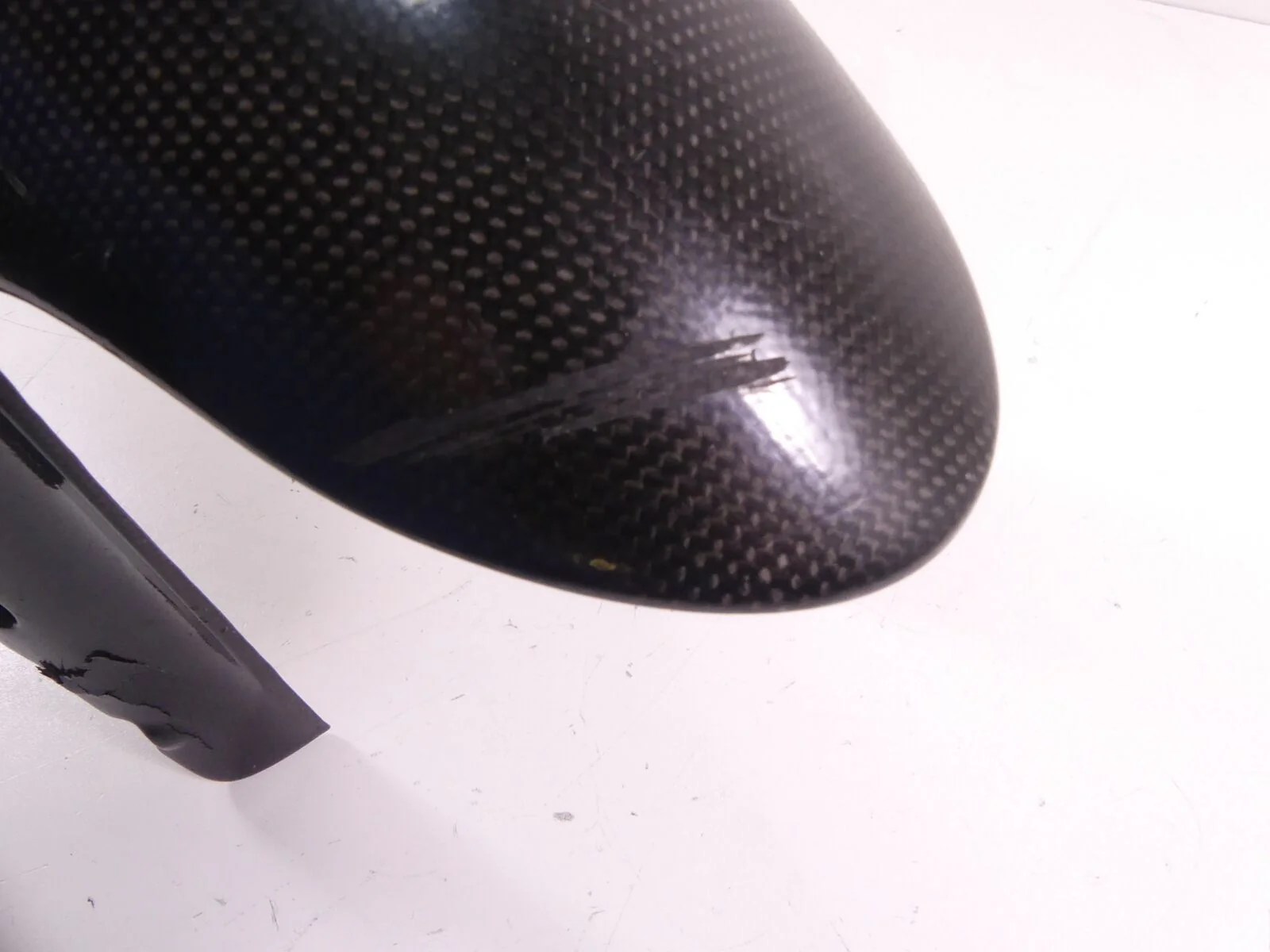 2008 Ducati 1098 S Front  Carbon Fiber Fender Mud Guard - Read 564Z0021A - Image 7