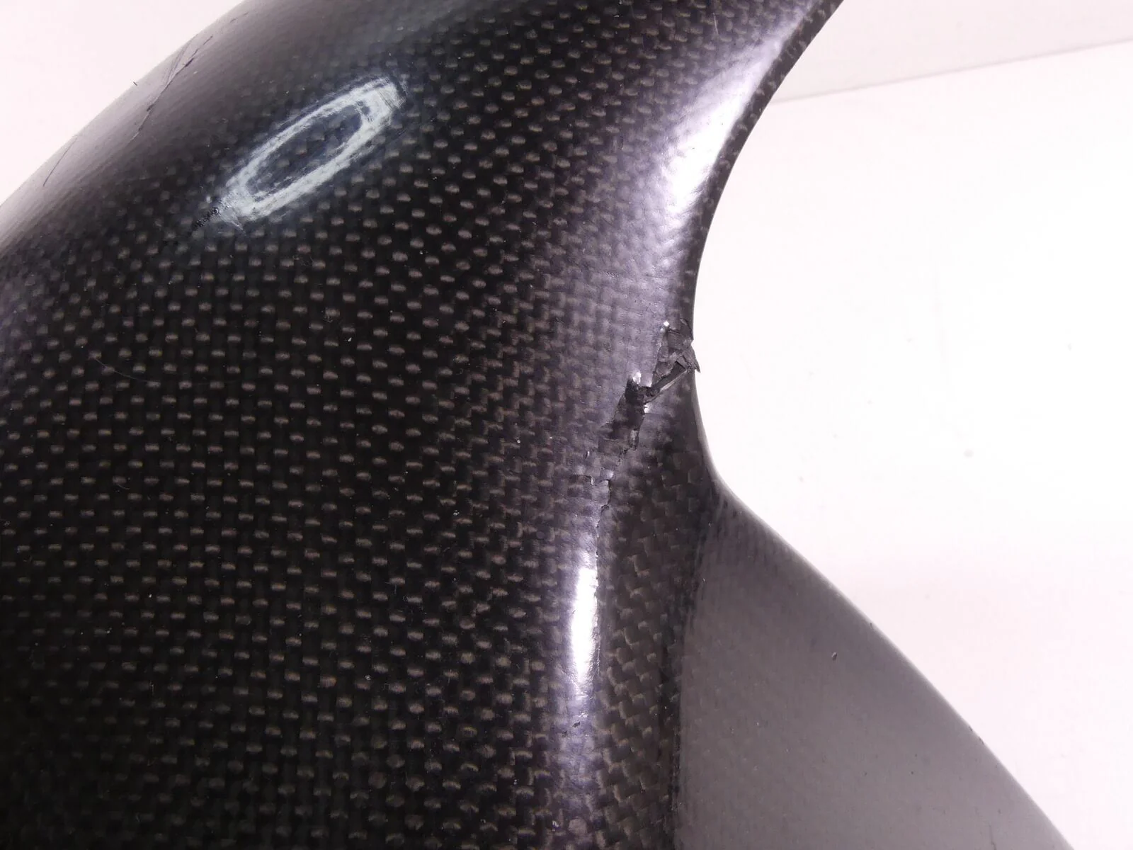 2008 Ducati 1098 S Front  Carbon Fiber Fender Mud Guard - Read 564Z0021A - Image 8