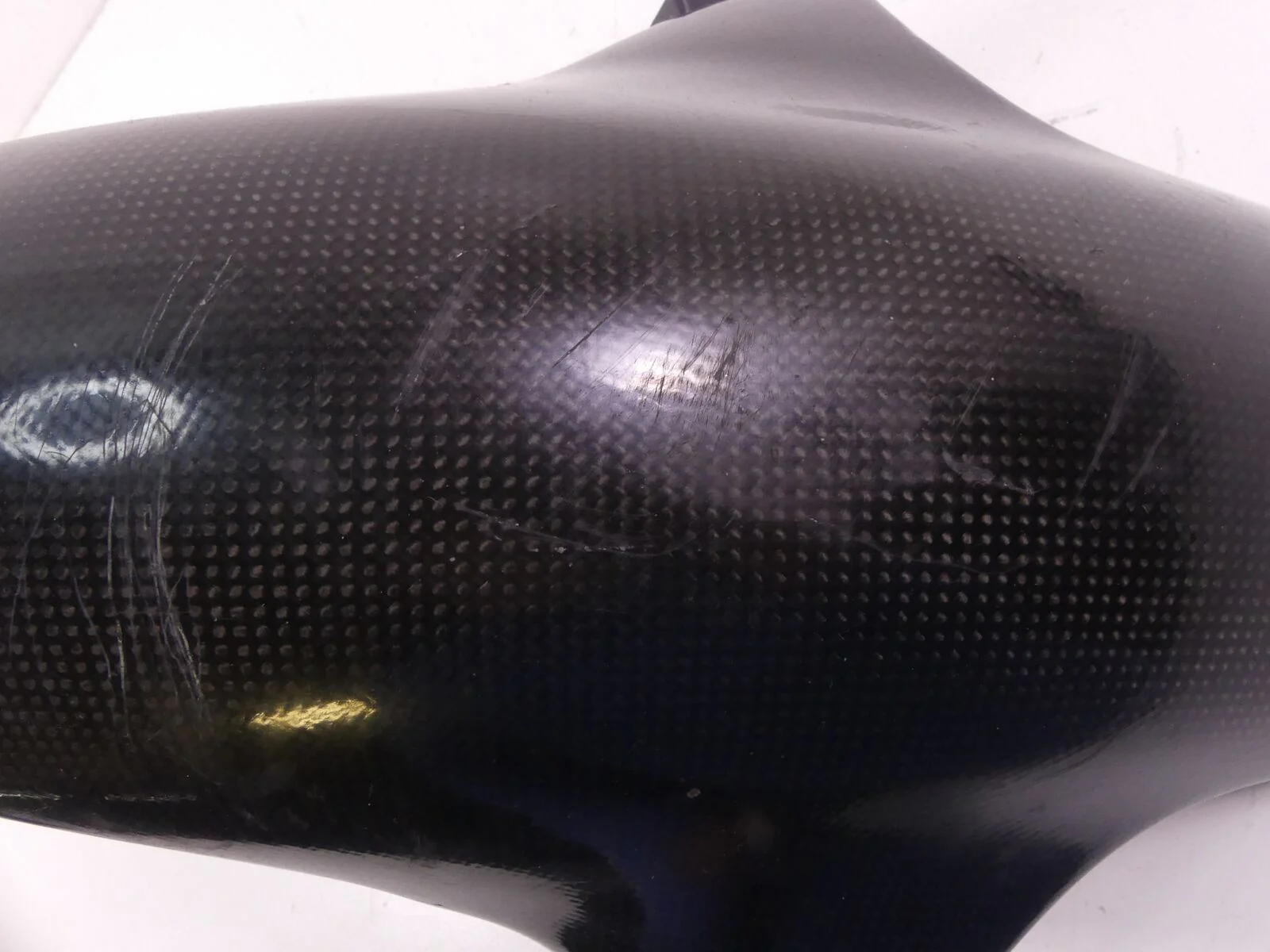 2008 Ducati 1098 S Front  Carbon Fiber Fender Mud Guard - Read 564Z0021A - Image 9