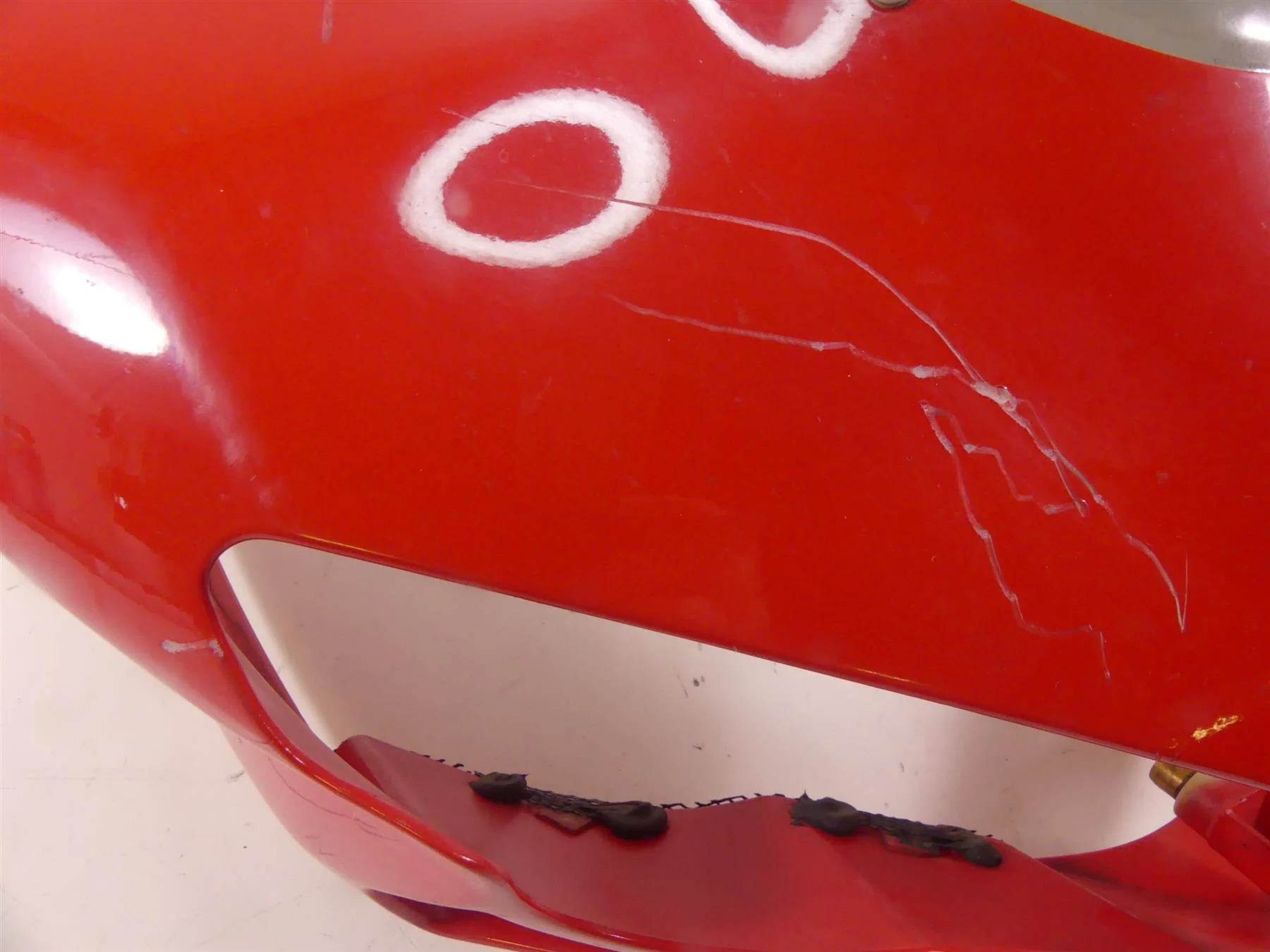 2008 Ducati 1098 S Front Oem Nose Fairing Cover Cowl Plastic -Read 48120402A - Image 8