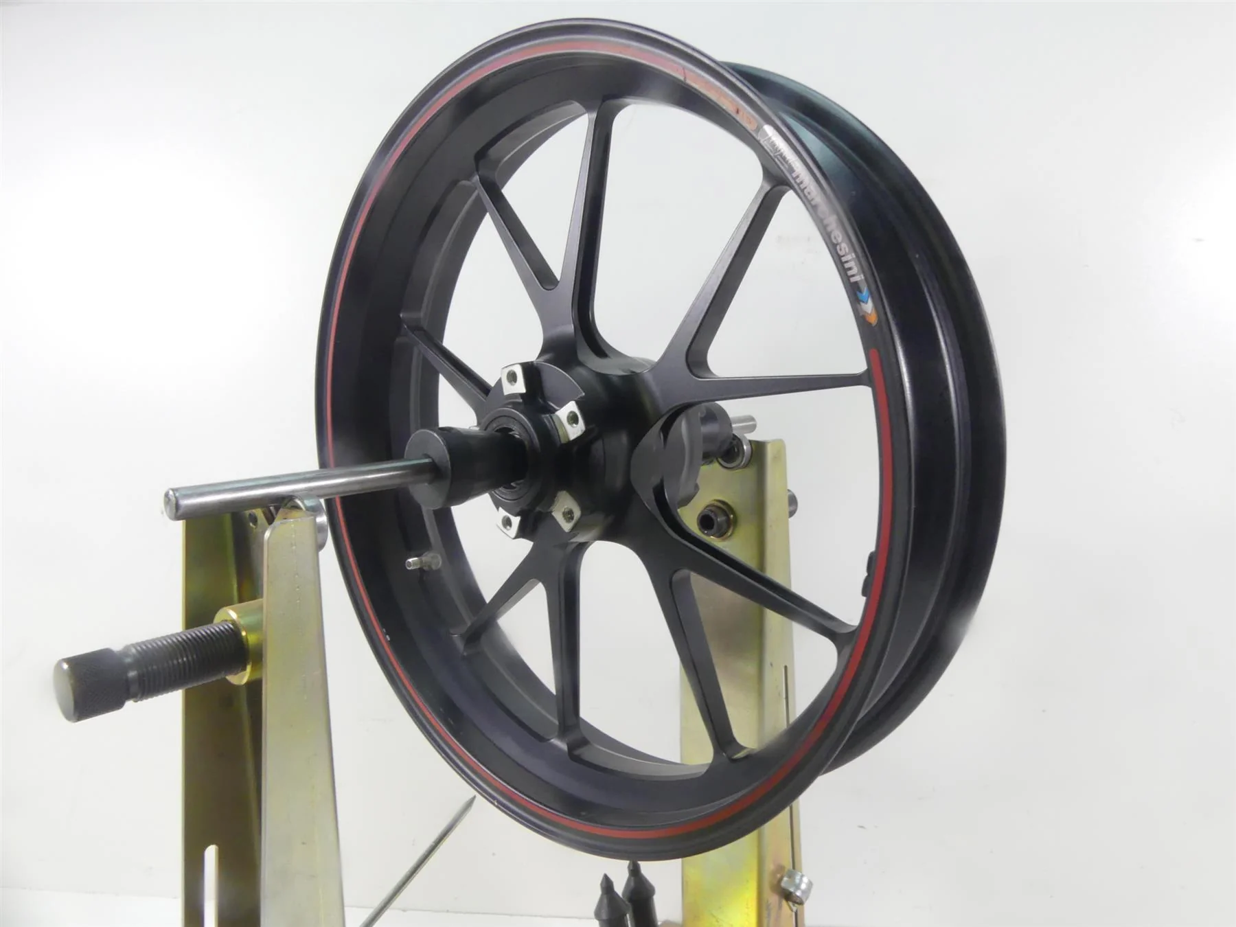 2008 Ducati 1098 S Front Straight 17x3.5 Marchesini Forged Wheel Rim 50121151AB - Image 2