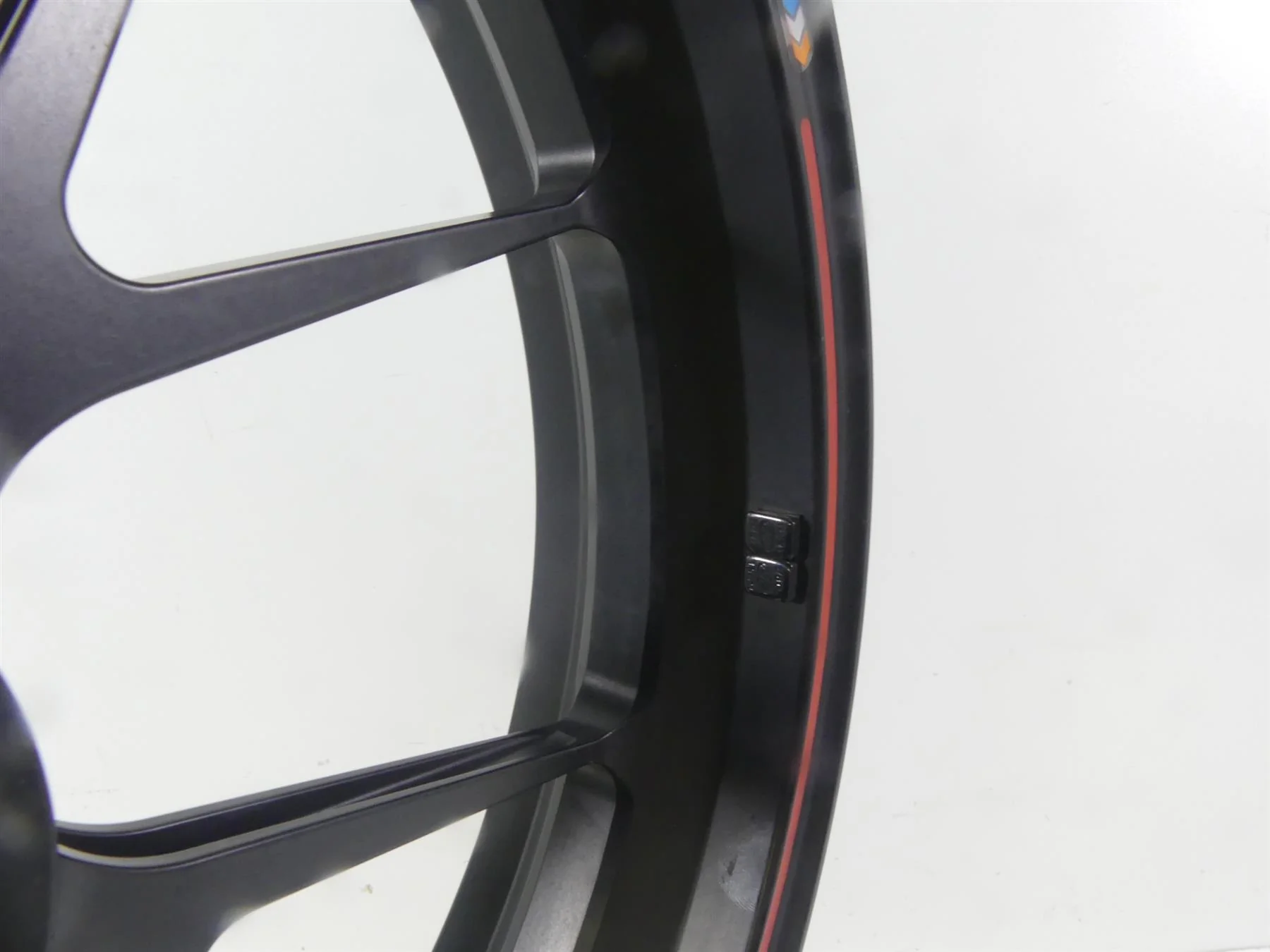2008 Ducati 1098 S Front Straight 17x3.5 Marchesini Forged Wheel Rim 50121151AB - Image 7