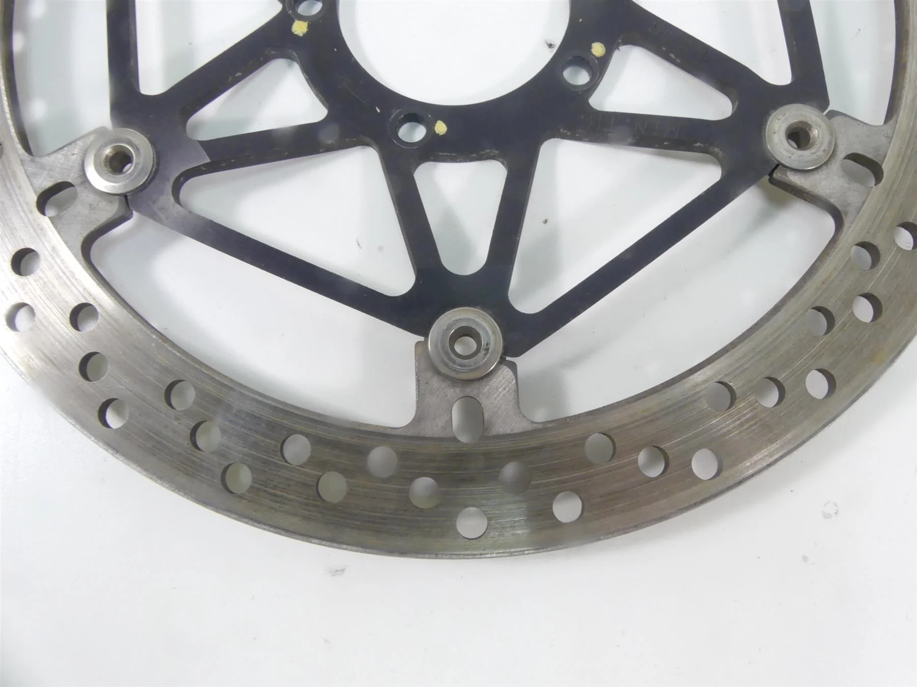 2008 Ducati 1098 S Front Straight Brake Rotor Disc  Set 49240901A 49240891A - Image 6