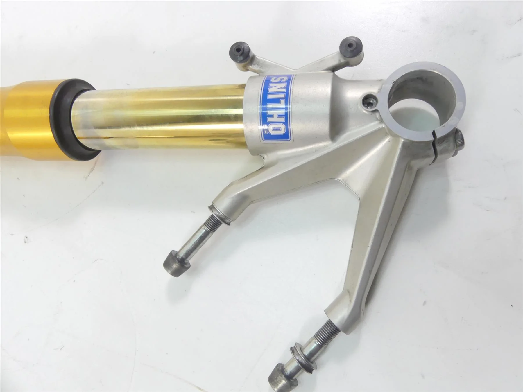 2008 Ducati 1098 S Front Straight Ohlins Fork Leg Set 34420171A 34520171A - Image 8