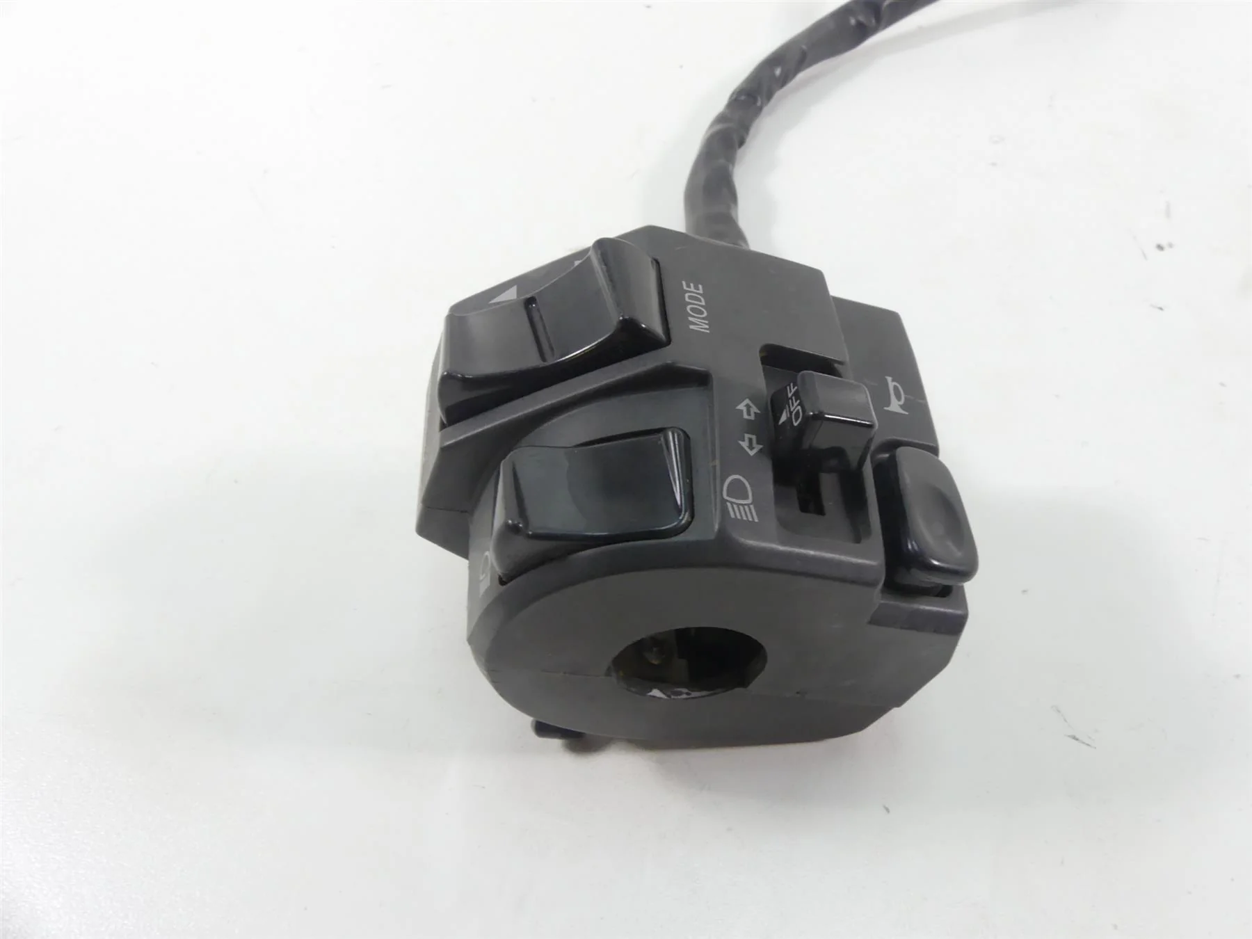 2008 Ducati 1098 S Left Hand Horn Blinker Light Mode Control Switch 65110041A - Image 4