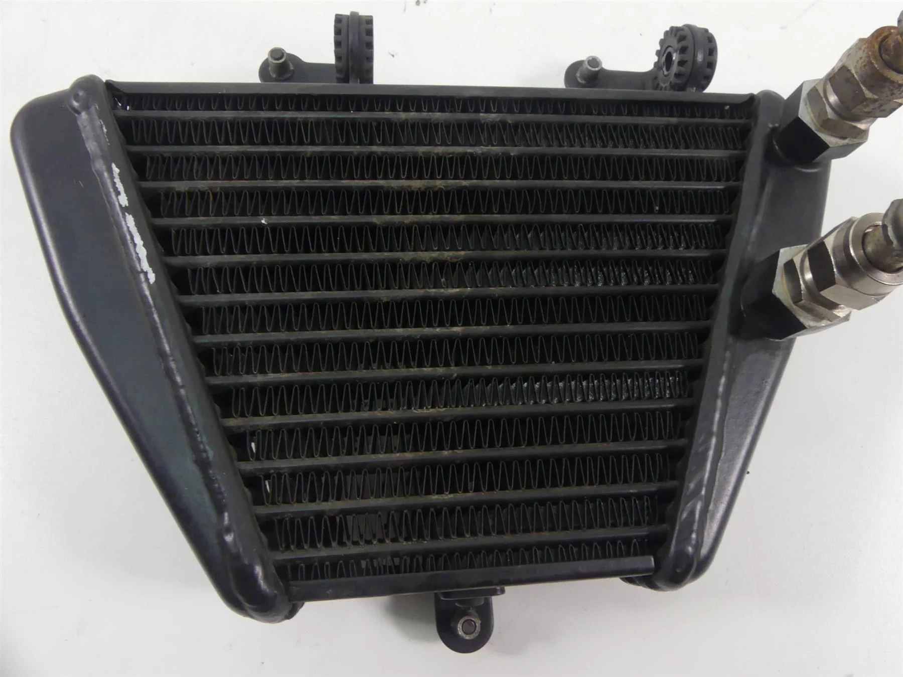 2008 Ducati 1098 S Oil Cooler Radiator + Lines Hoses & Cover 54840781A 43220 - Image 5