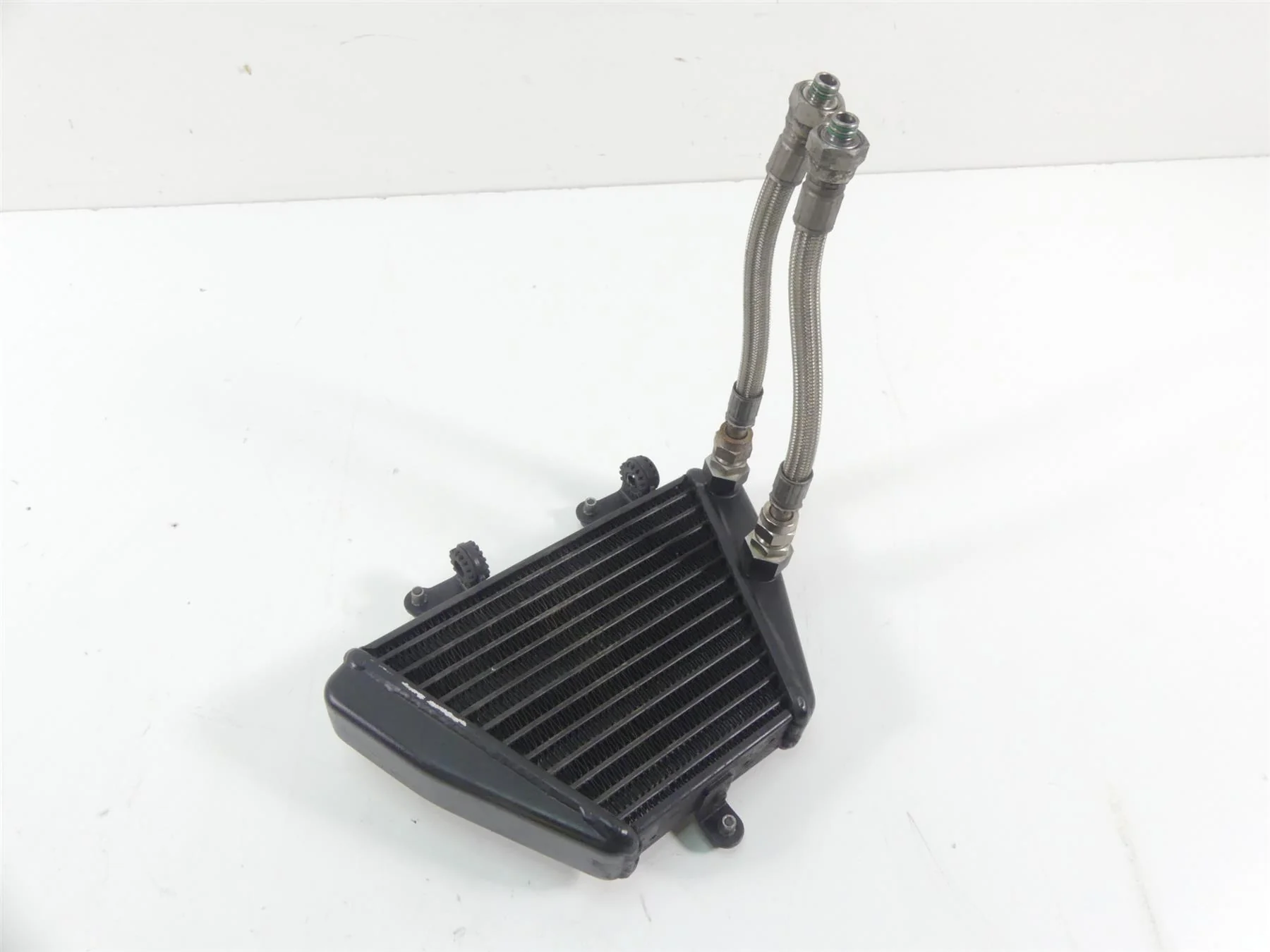 2008 Ducati 1098 S Oil Cooler Radiator + Lines Hoses & Cover 54840781A 43220 - Image 8