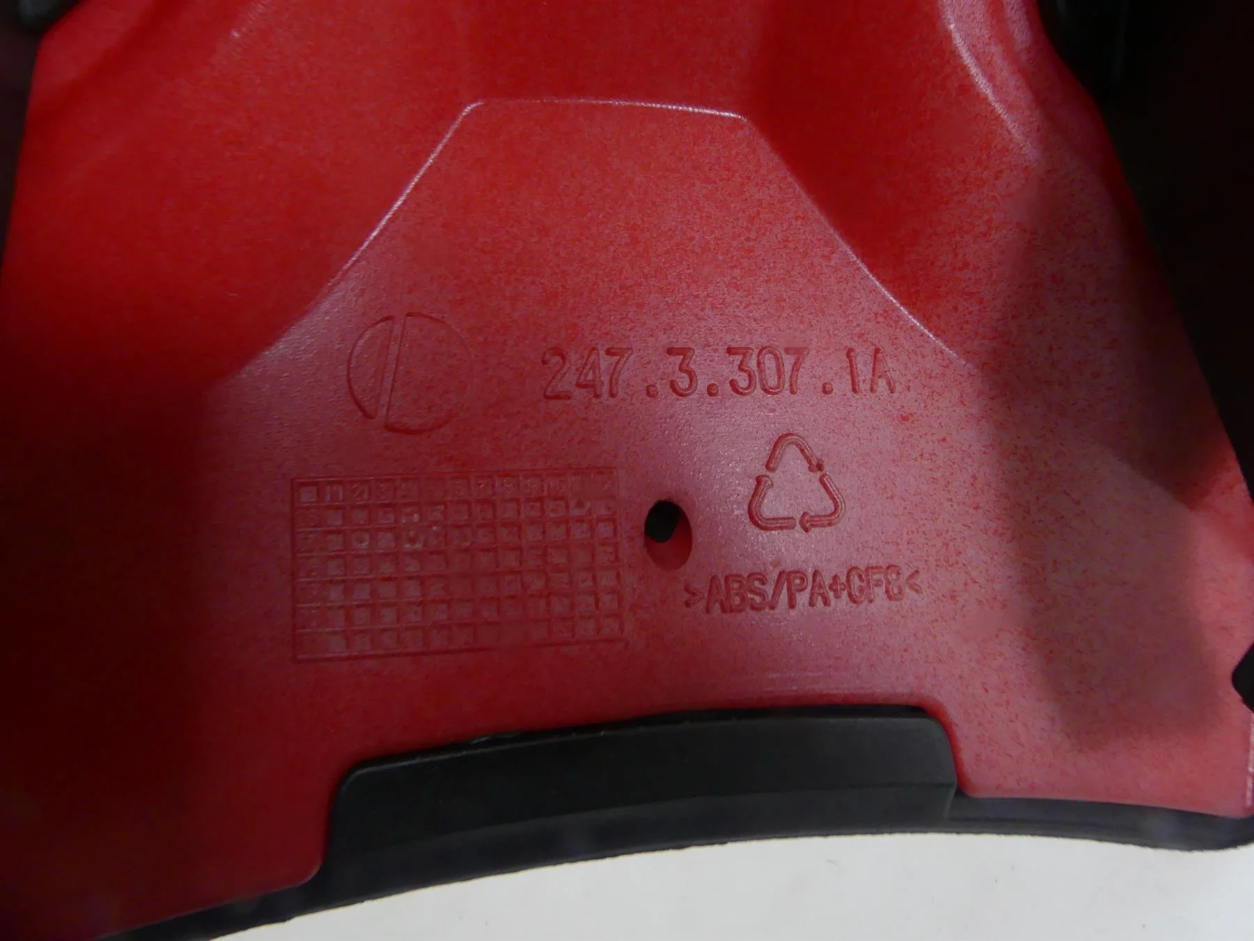 2008 Ducati 1098 S Rear Oem Red Passenger Seat Cover Cowl 24733071A - Image 3