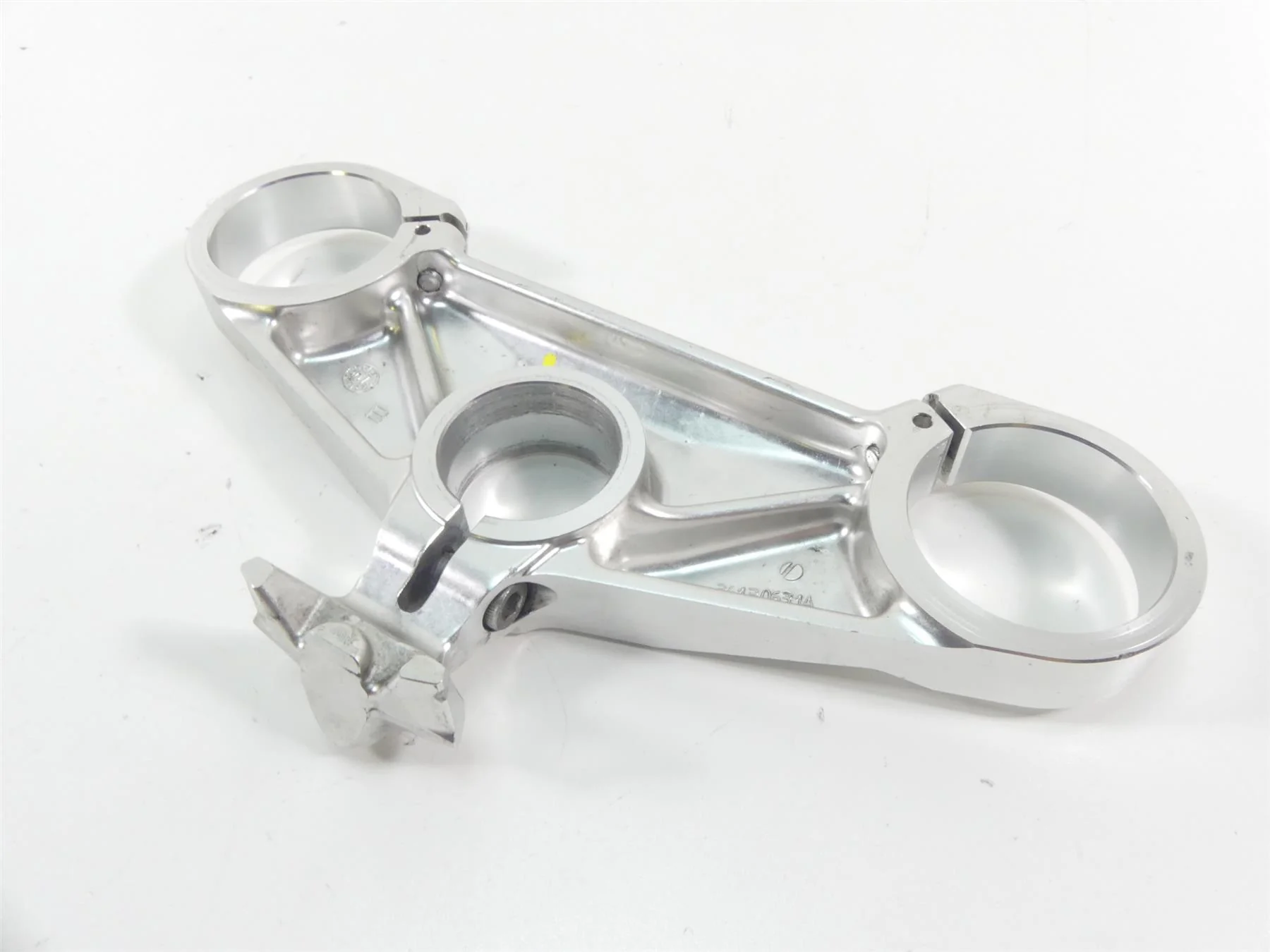 2008 Ducati 1098 S Upper Triple Tree Steering Clamp 53mm Ohlins 34110632A - Image 8