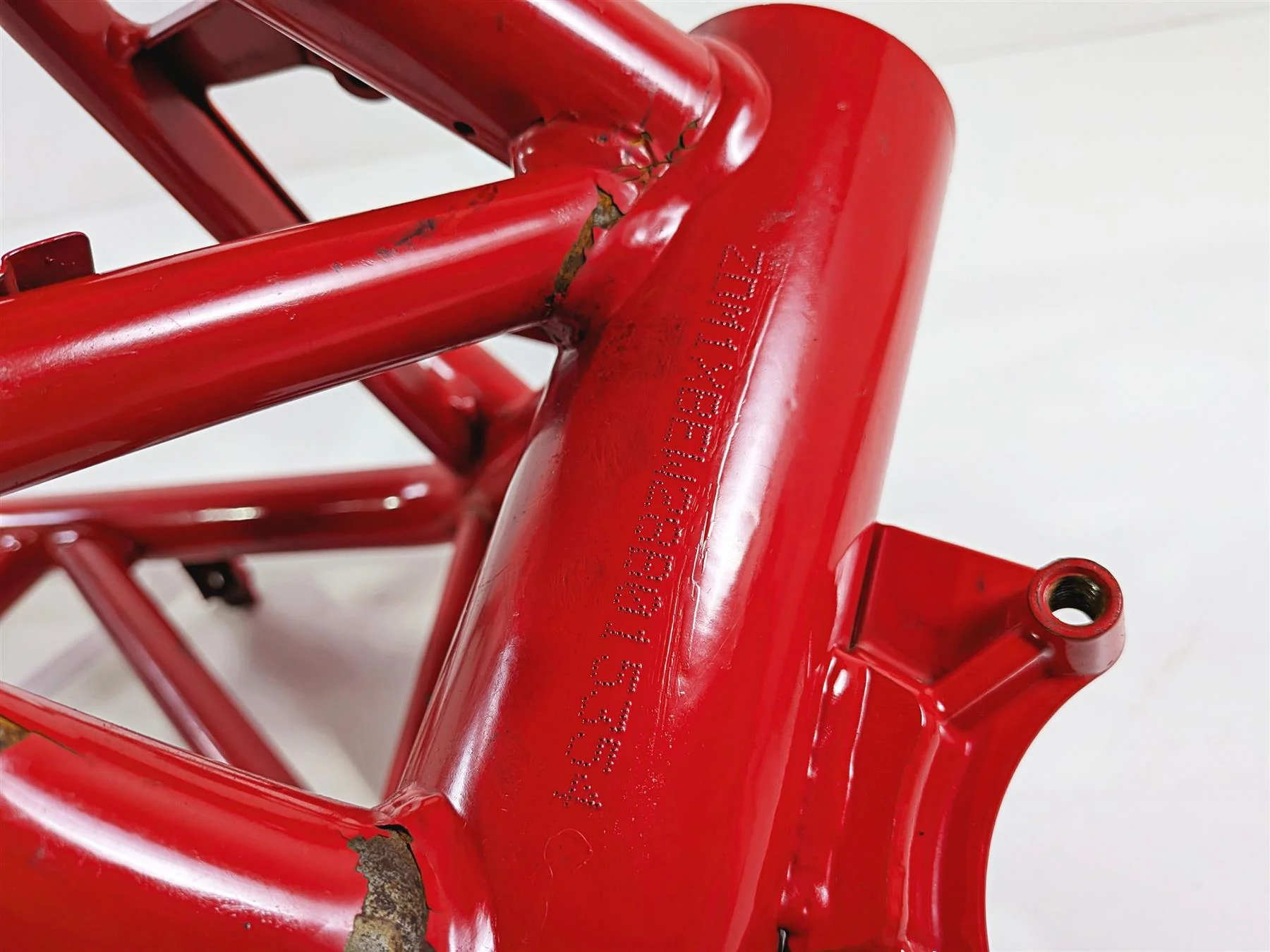 2008 Ducati 1098 SBK Bent Main Frame Chassis With Clean Texas Title - Read 47011871 - Image 2