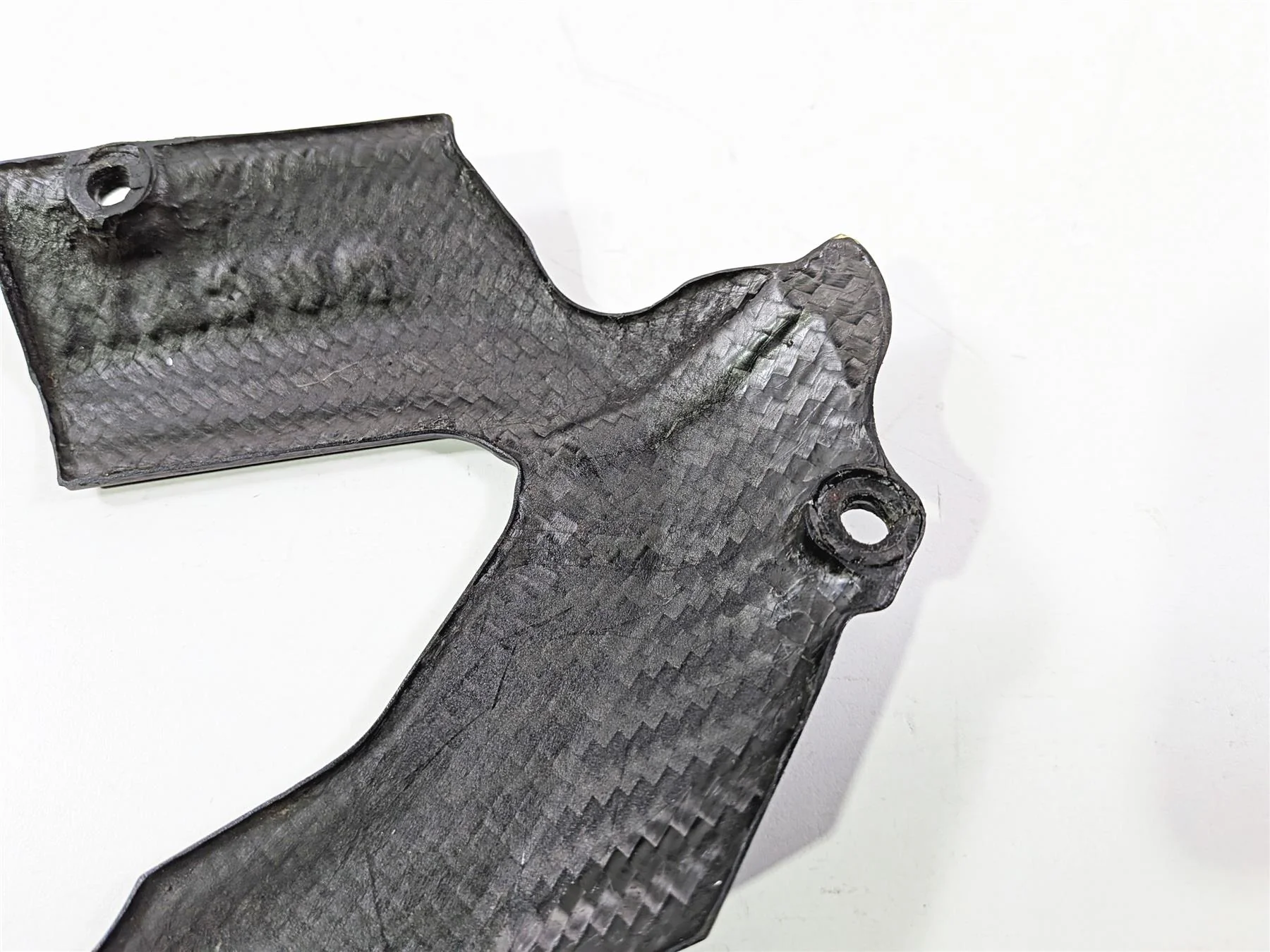 2008 Ducati 1098 SBK Carbon Fiber Swingarm Sprocket Cover - Image 10