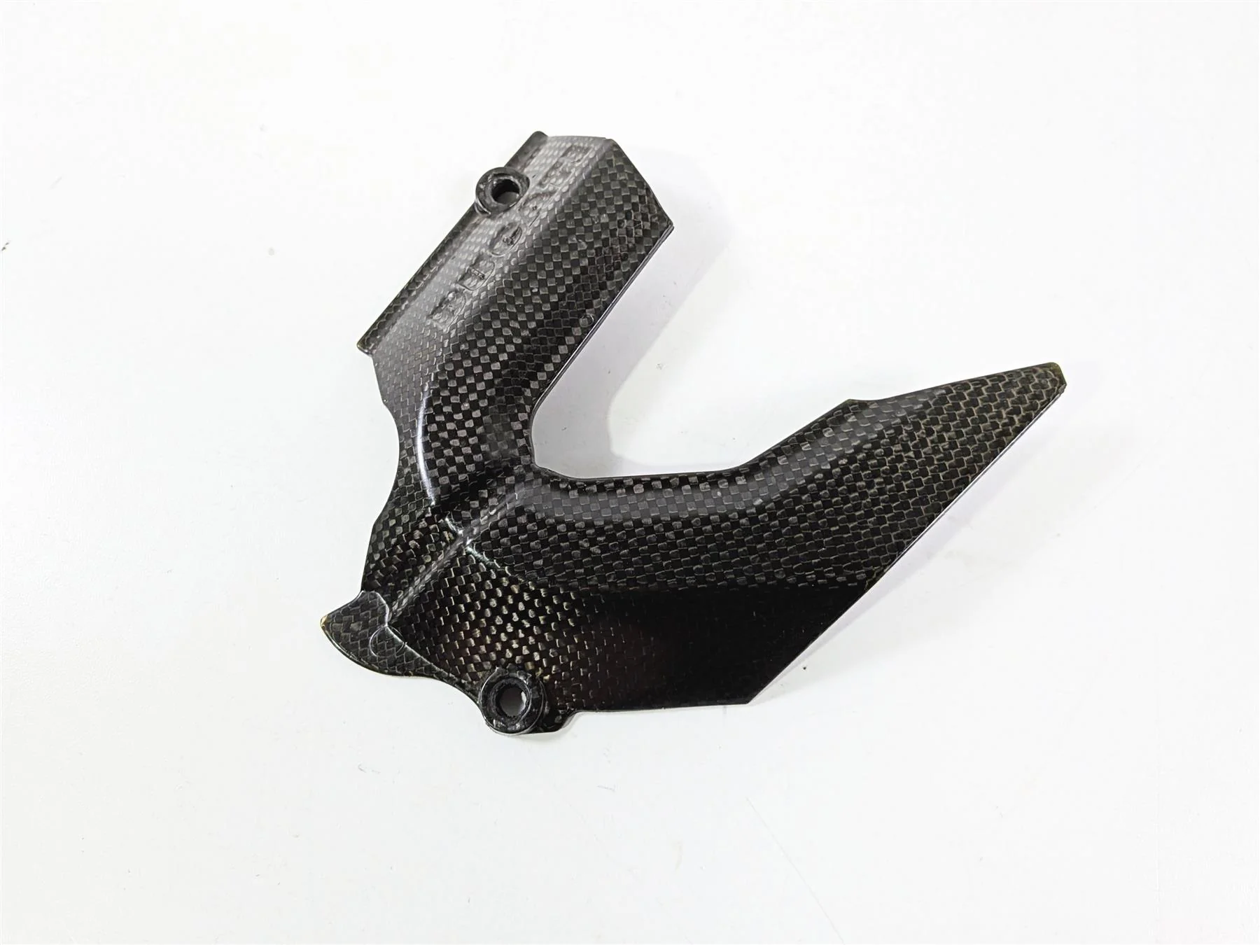 2008 Ducati 1098 SBK Carbon Fiber Swingarm Sprocket Cover - Image 12