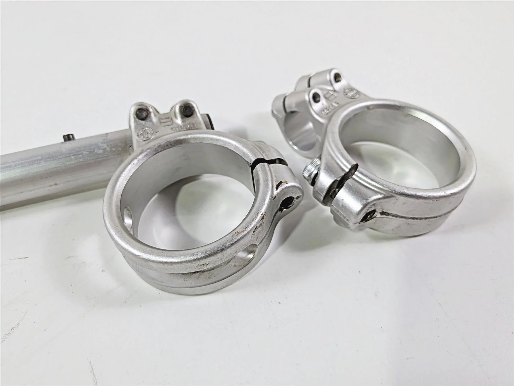 2008 Ducati 1098 SBK Clip On Handlebar Set - Read 36020861C 36020871C - Image 8