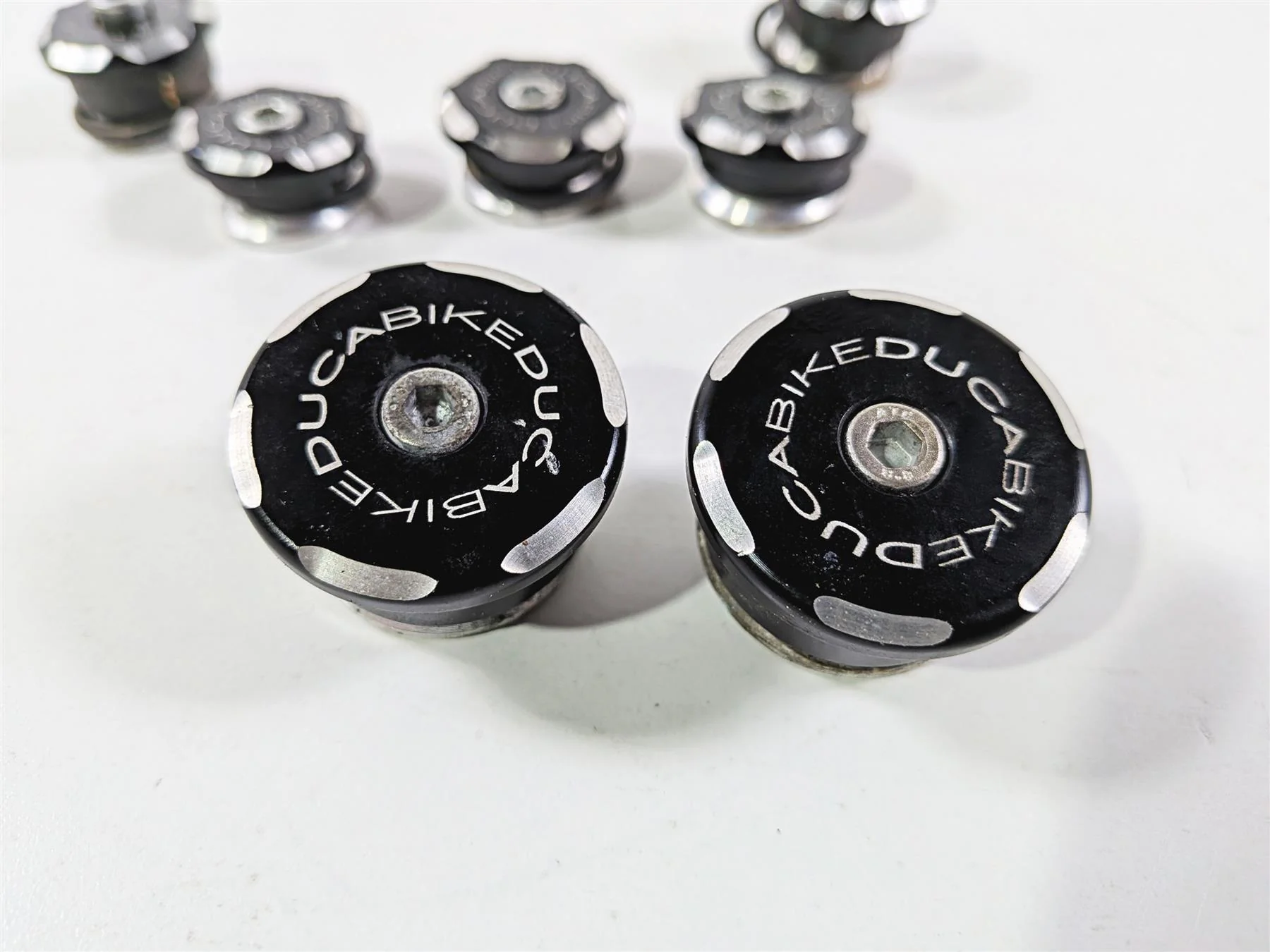 2008 Ducati 1098 SBK Ducabike Frame Caps Plugs Set TT109802D - Image 11