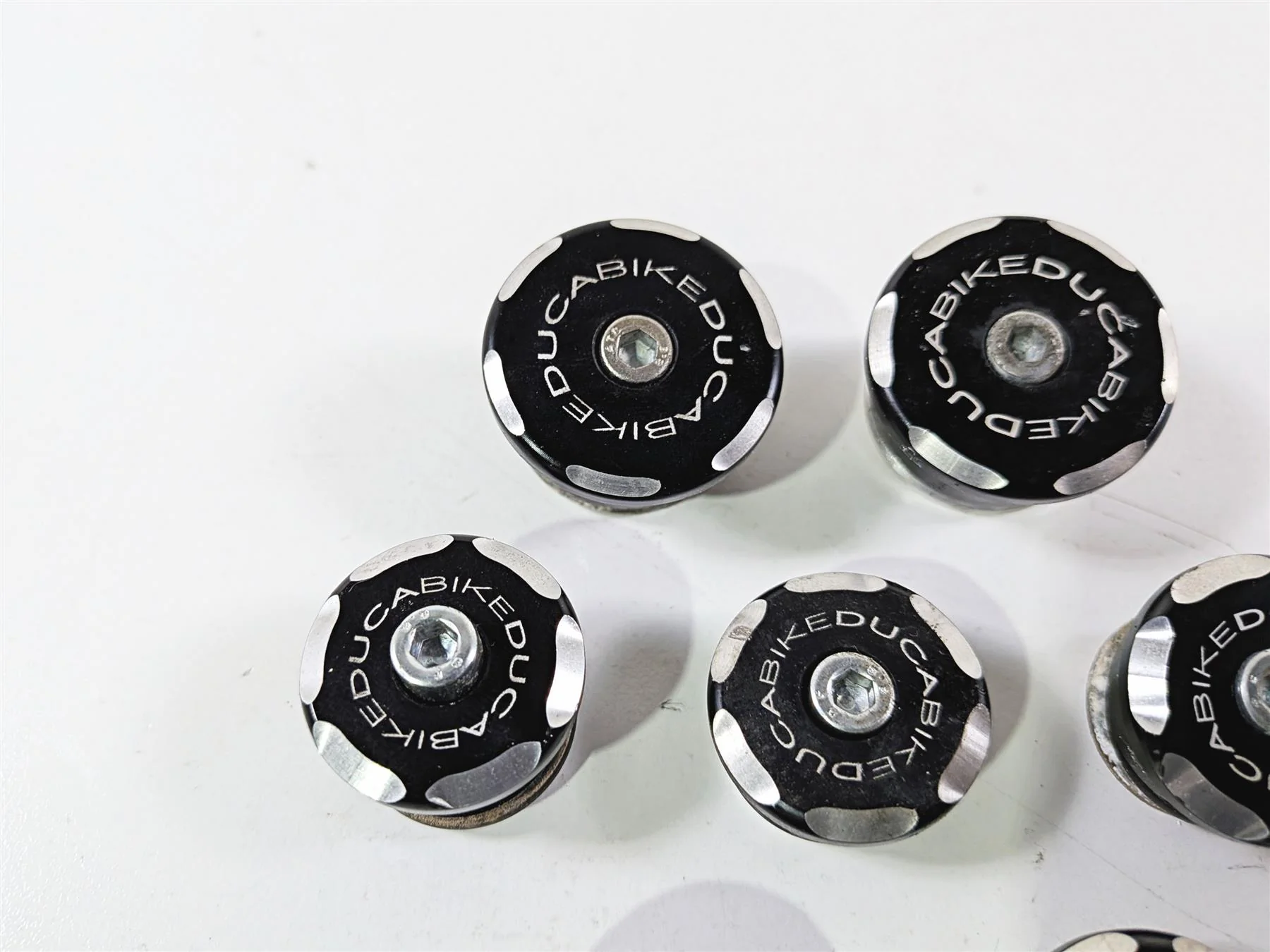 2008 Ducati 1098 SBK Ducabike Frame Caps Plugs Set TT109802D - Image 4