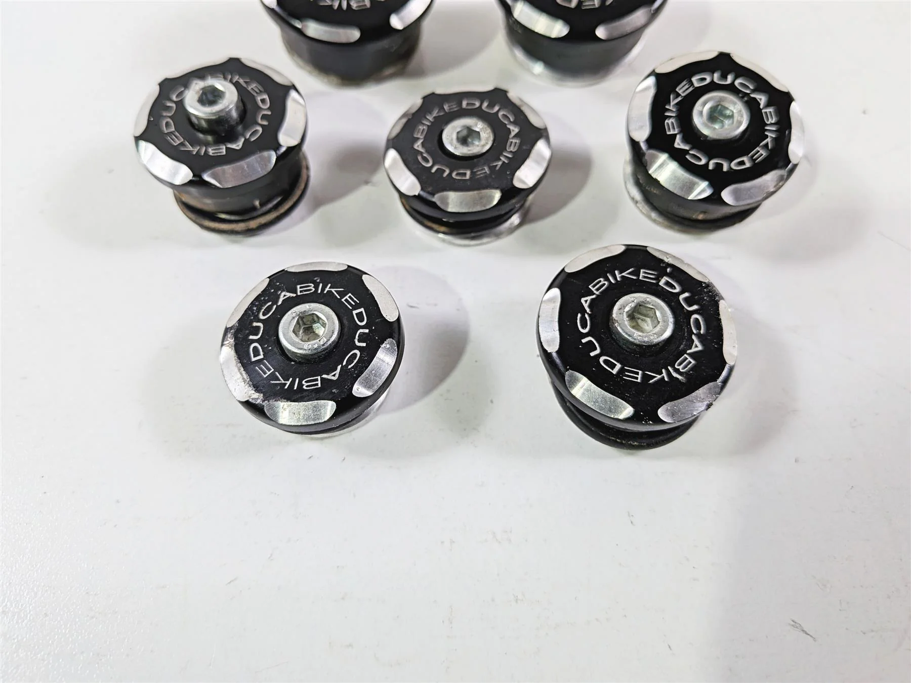 2008 Ducati 1098 SBK Ducabike Frame Caps Plugs Set TT109802D - Image 6