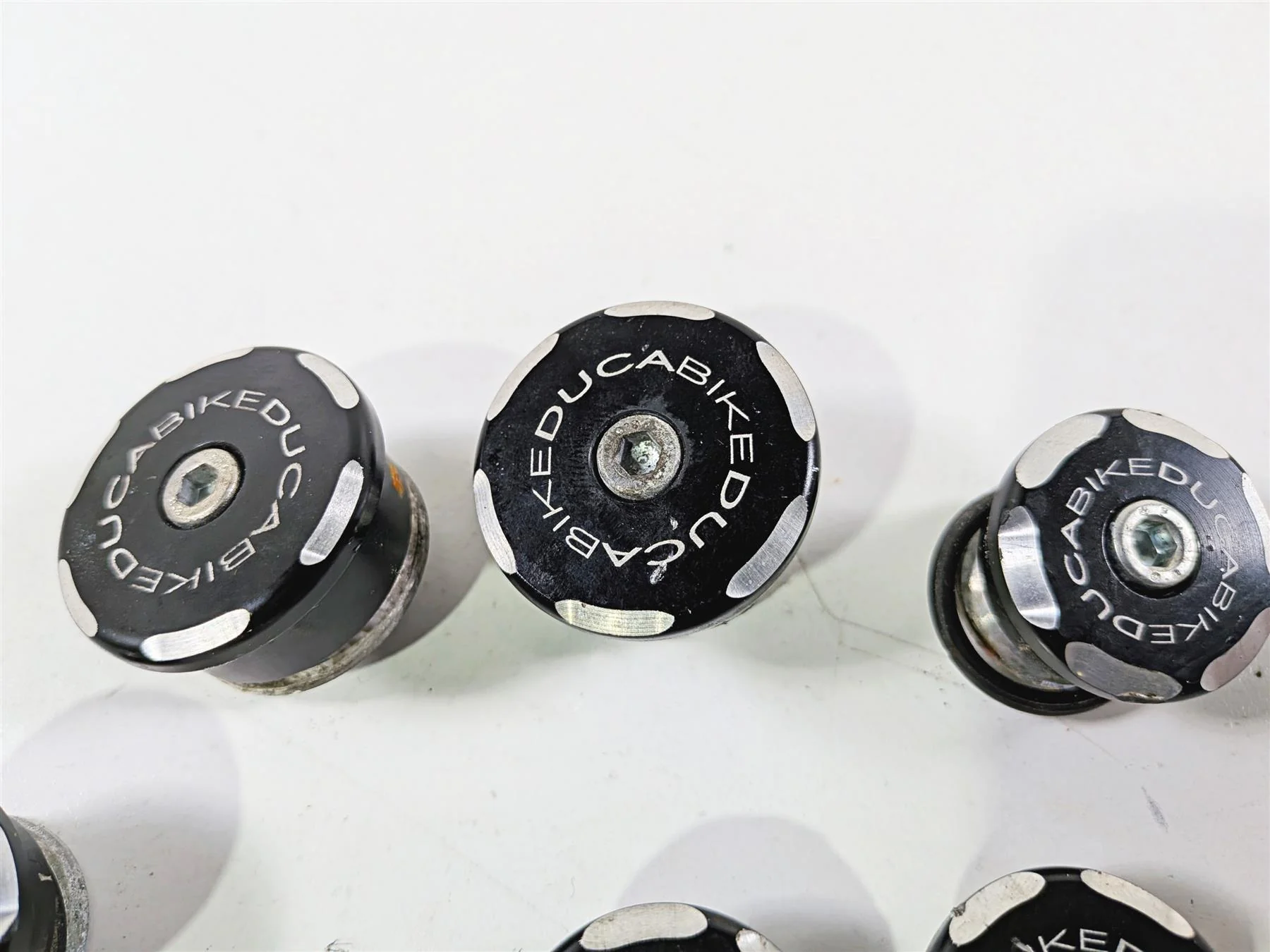 2008 Ducati 1098 SBK Ducabike Frame Caps Plugs Set TT109802D - Image 9