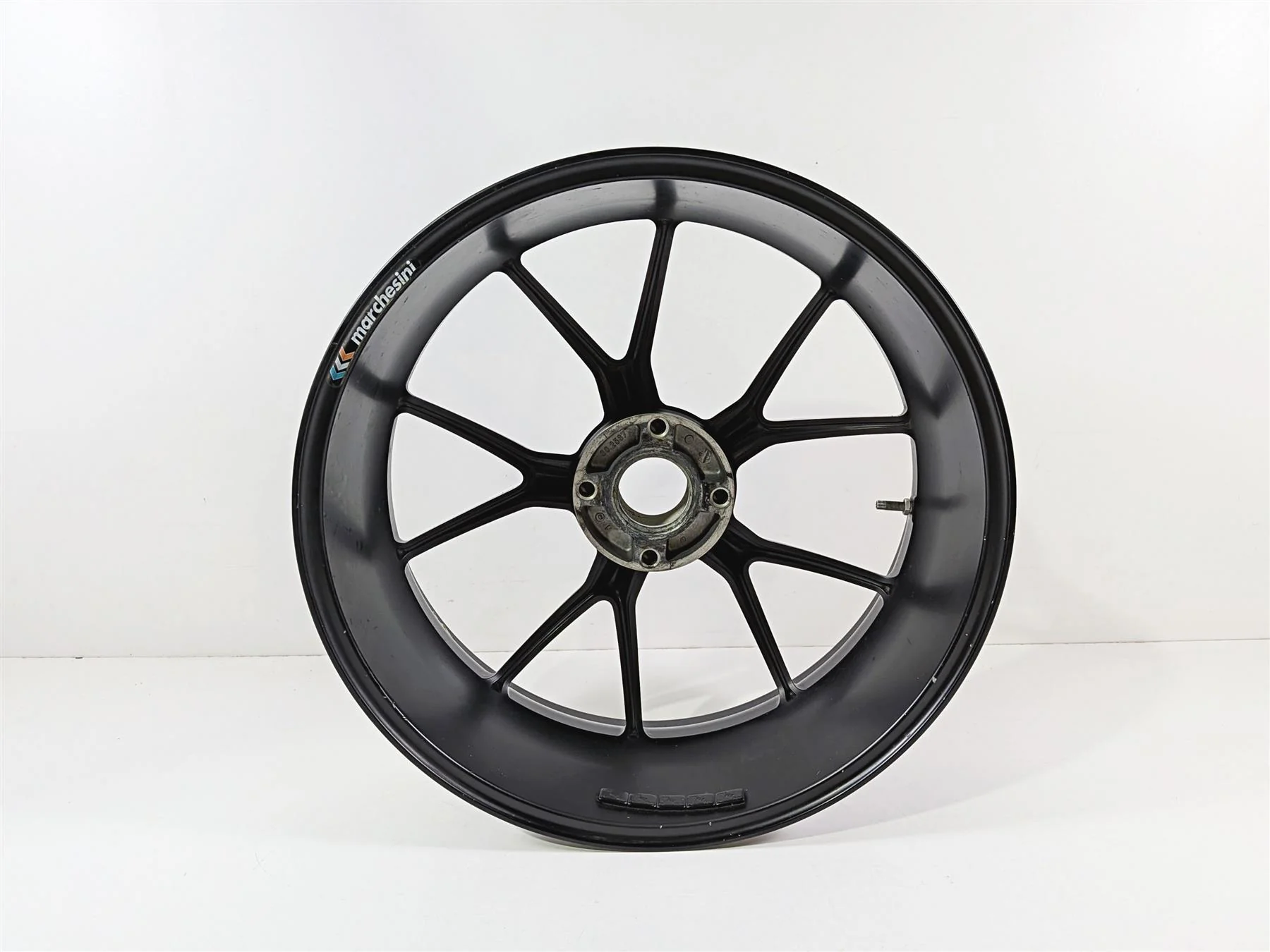 2008 Ducati 1098 SBK Straight 17x6 Marchesini Rear Wheel Rim 50221271AB - Image 5
