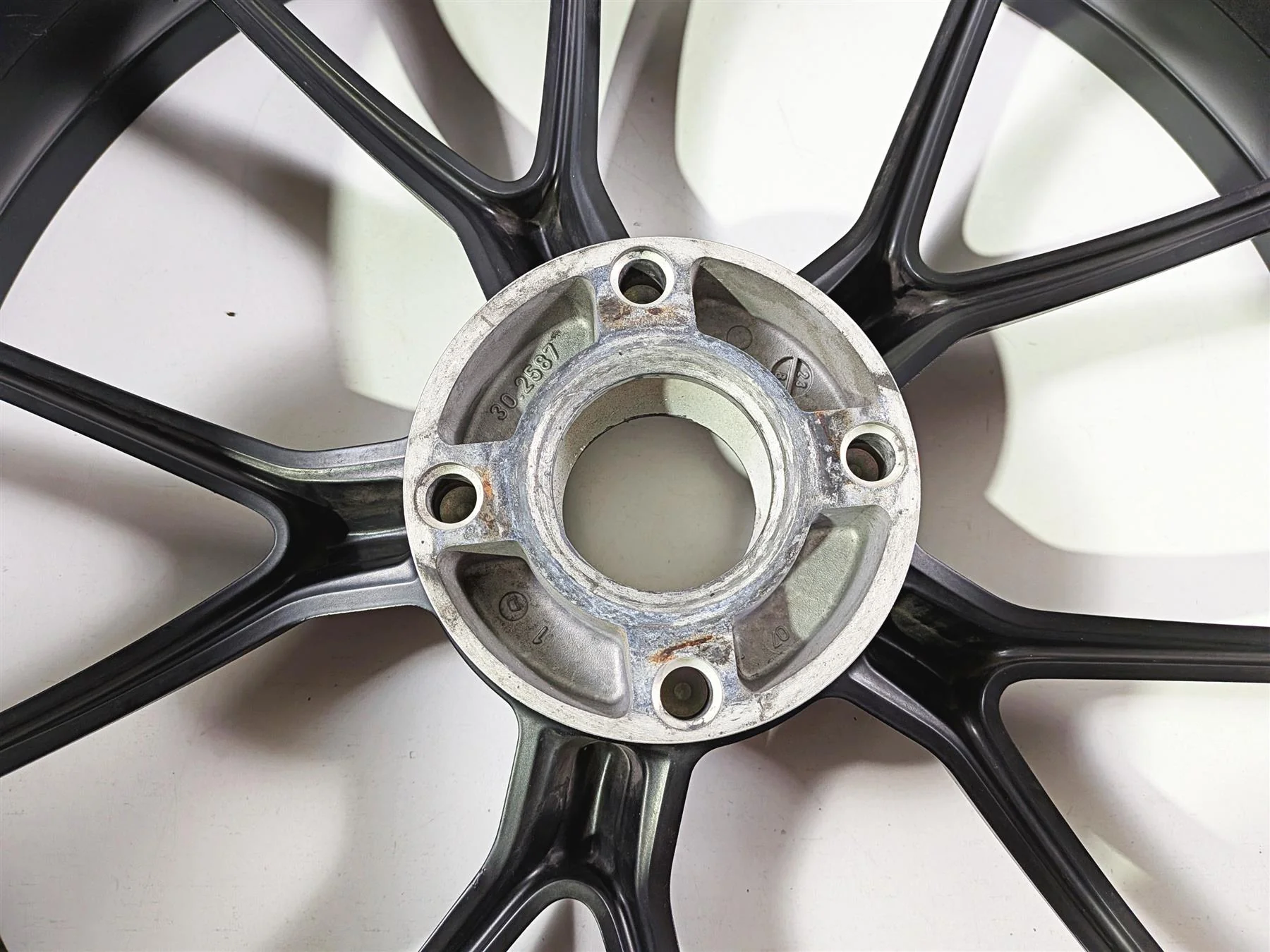 2008 Ducati 1098 SBK Straight 17x6 Marchesini Rear Wheel Rim 50221271AB - Image 6