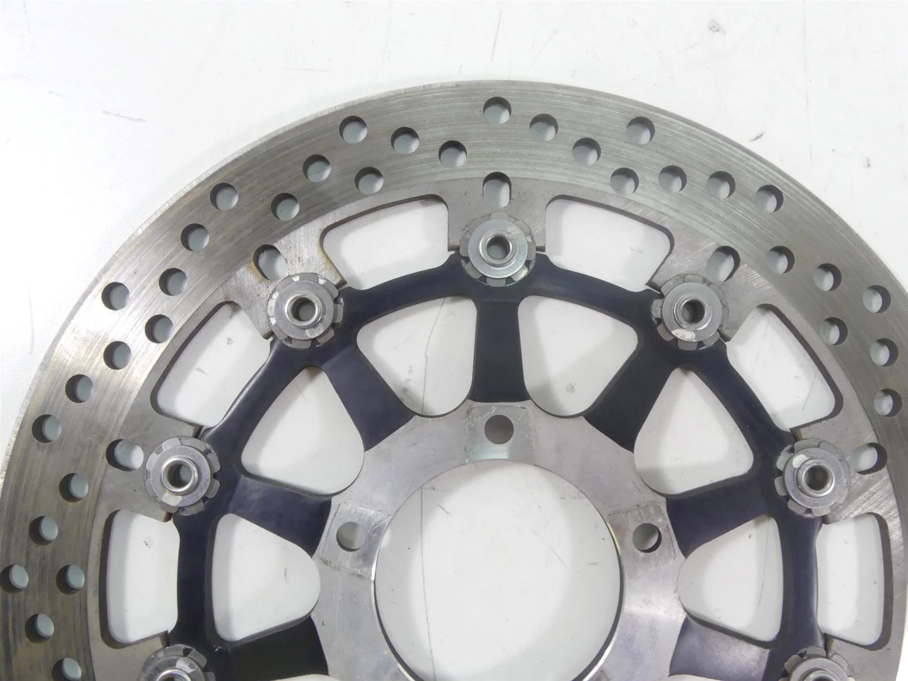 2008 Ducati Hypermotard 1100S Front Brembo Brake Disc Rotor Set 49240921A - Image 10