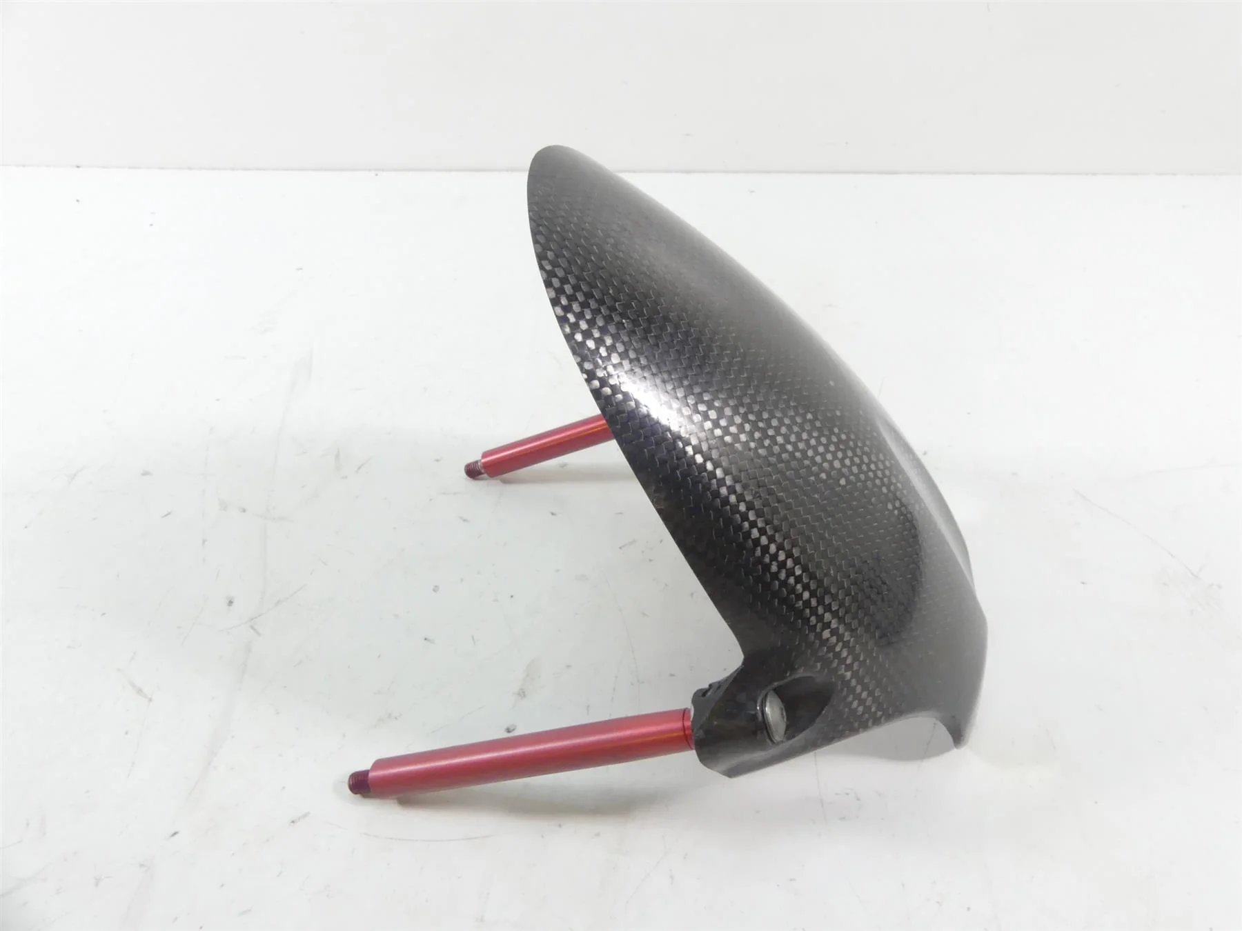 2008 Ducati Hypermotard 1100S Front Carbon Fiber Fender Guard - Read 56410542A - Image 2