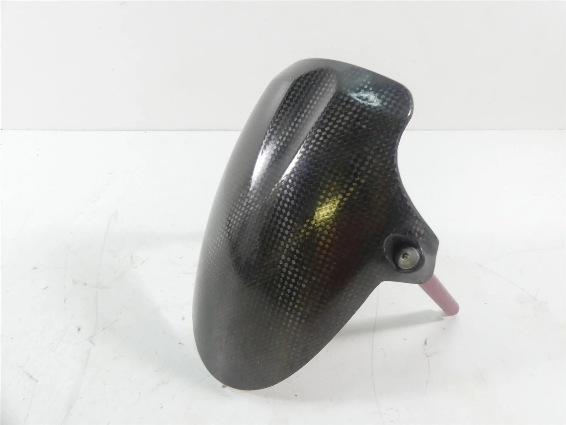 2008 Ducati Hypermotard 1100S Front Carbon Fiber Fender Guard - Read 56410542A - Image 3