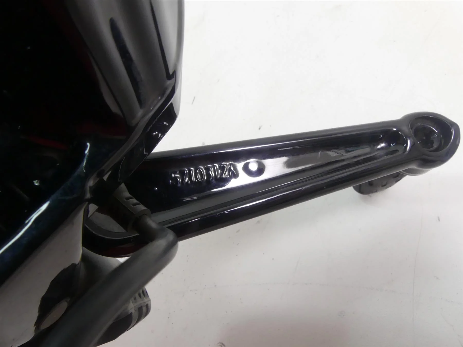 2008 Ducati Hypermotard 1100S Front Right Foot Peg & Brake Pedal Set 82420711A - Image 10
