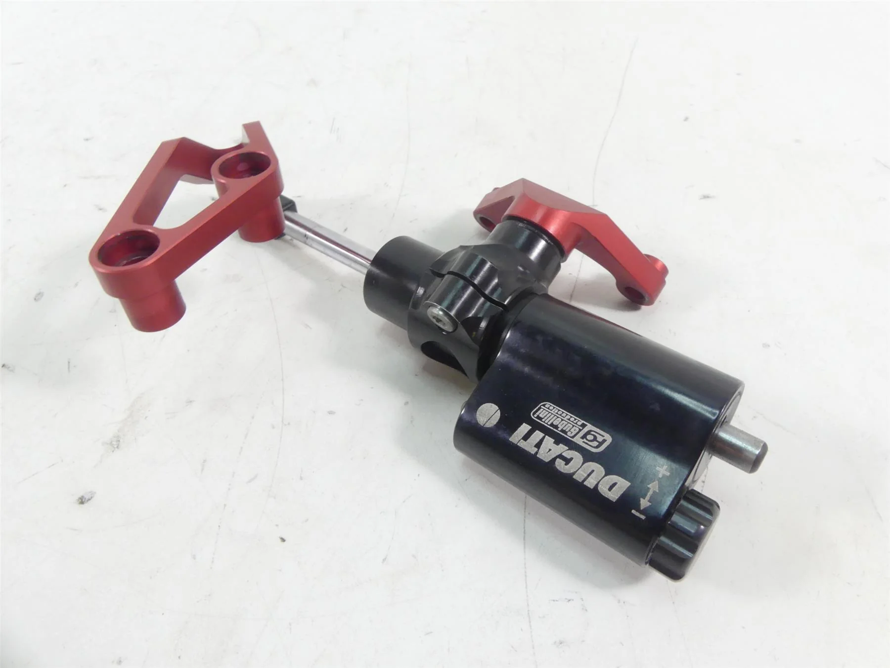2008 Ducati Hypermotard 1100S Gubellini Steering Damper Stabilizer Kit 96760408B - Image 2