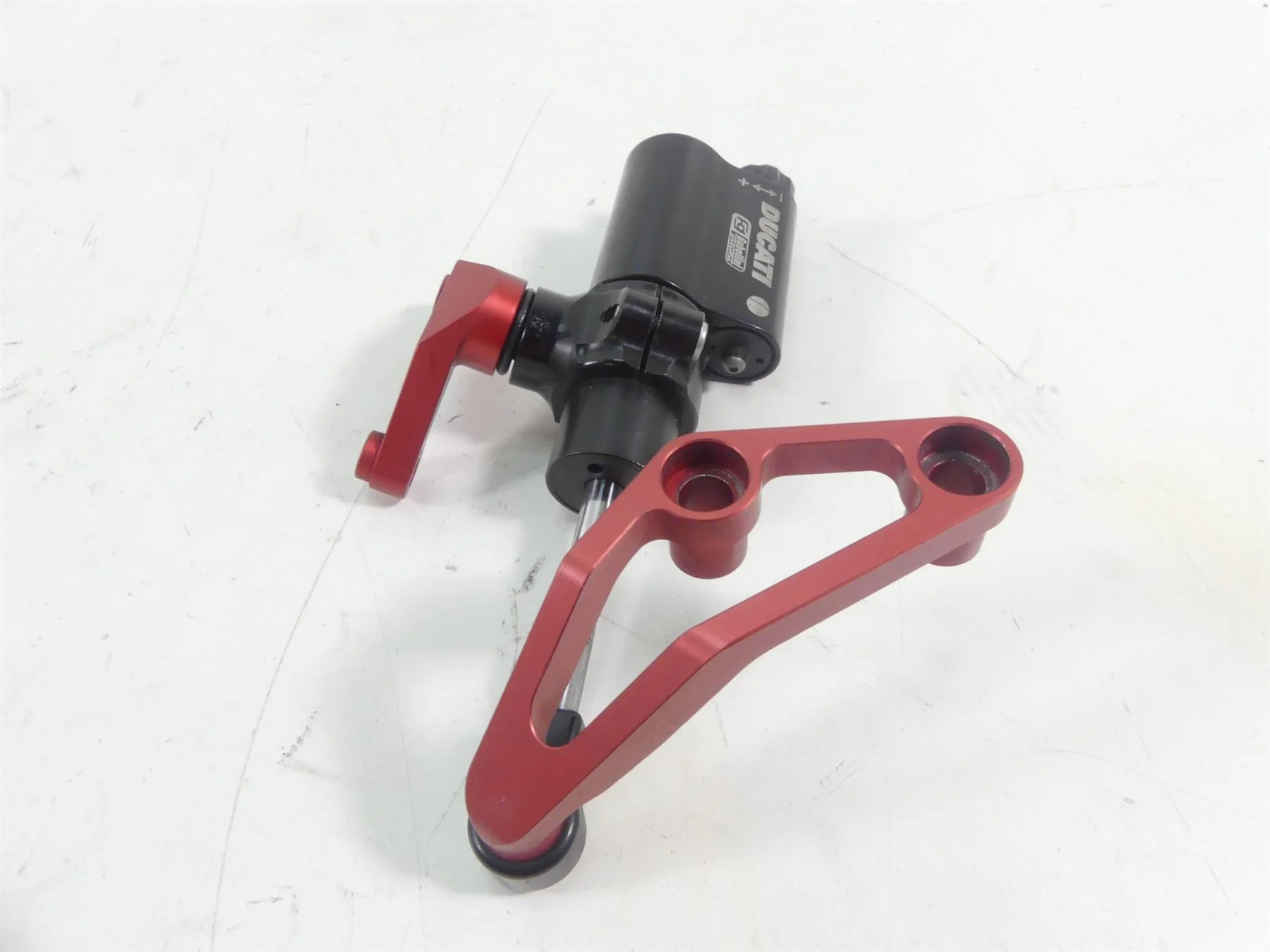 2008 Ducati Hypermotard 1100S Gubellini Steering Damper Stabilizer Kit 96760408B - Image 3