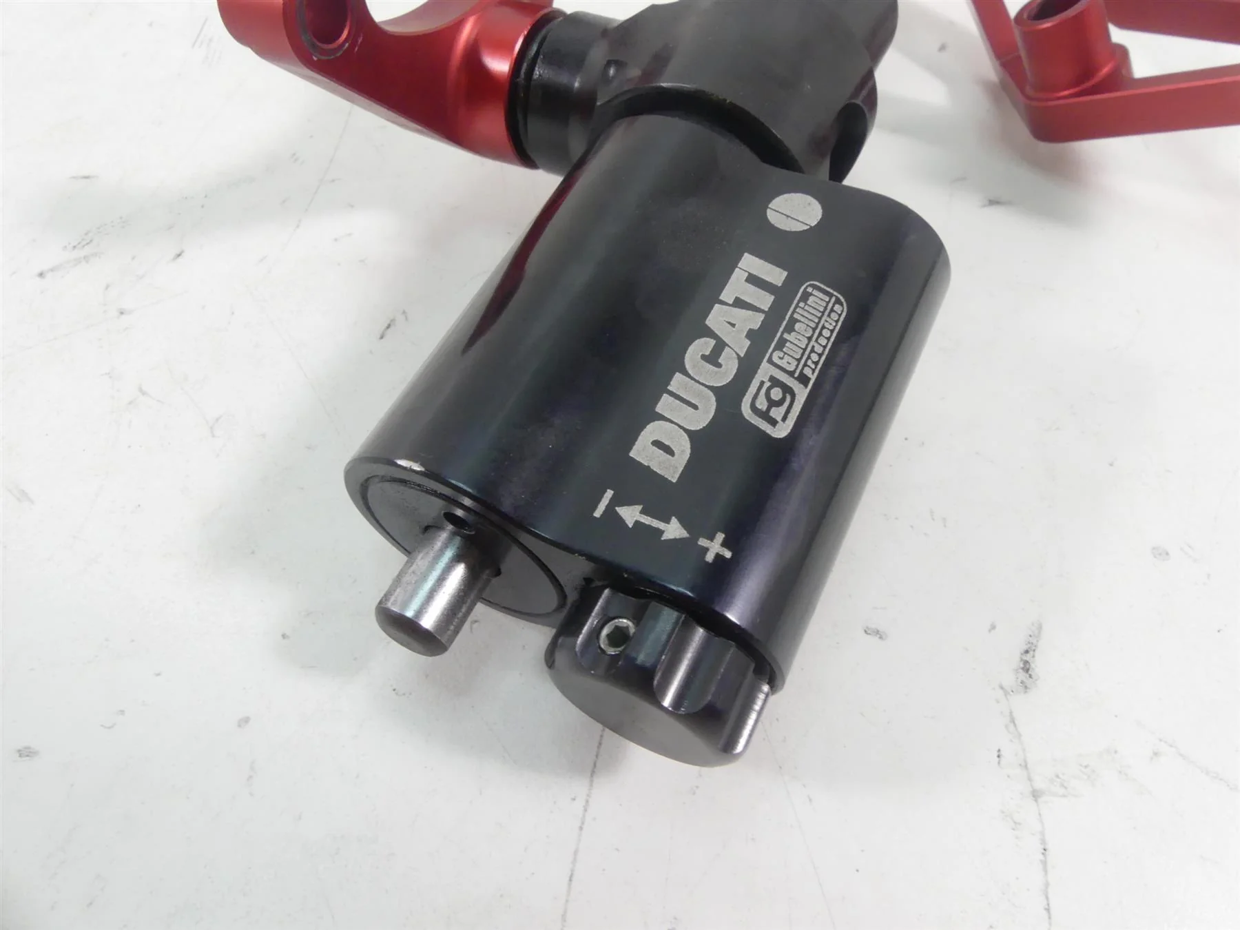 2008 Ducati Hypermotard 1100S Gubellini Steering Damper Stabilizer Kit 96760408B - Image 5