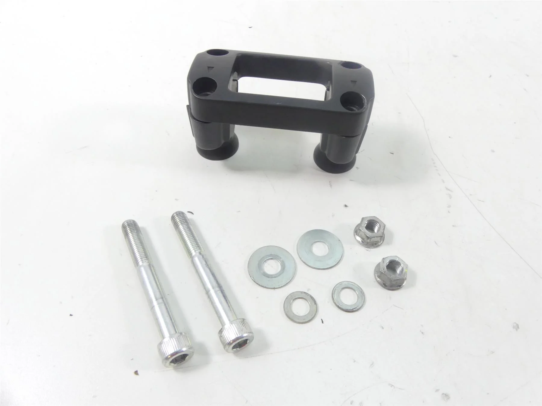 2008 Ducati Hypermotard 1100S Handlebar Handle Bar Riser Set 36010921A - Image 7