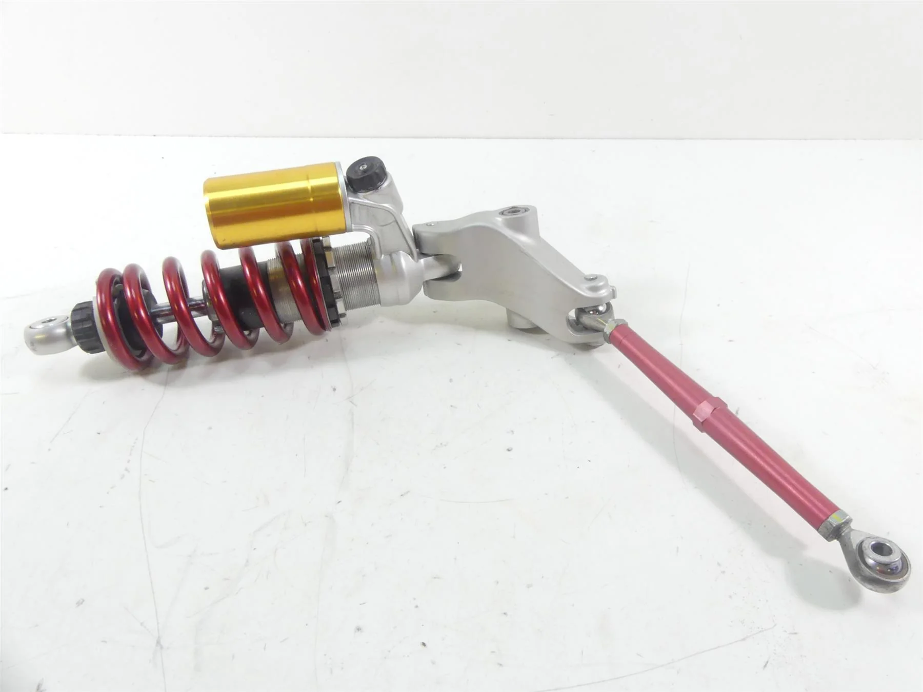 2008 Ducati Hypermotard 1100S Ohlins Rear Shock & Linkage - Read 36520811A