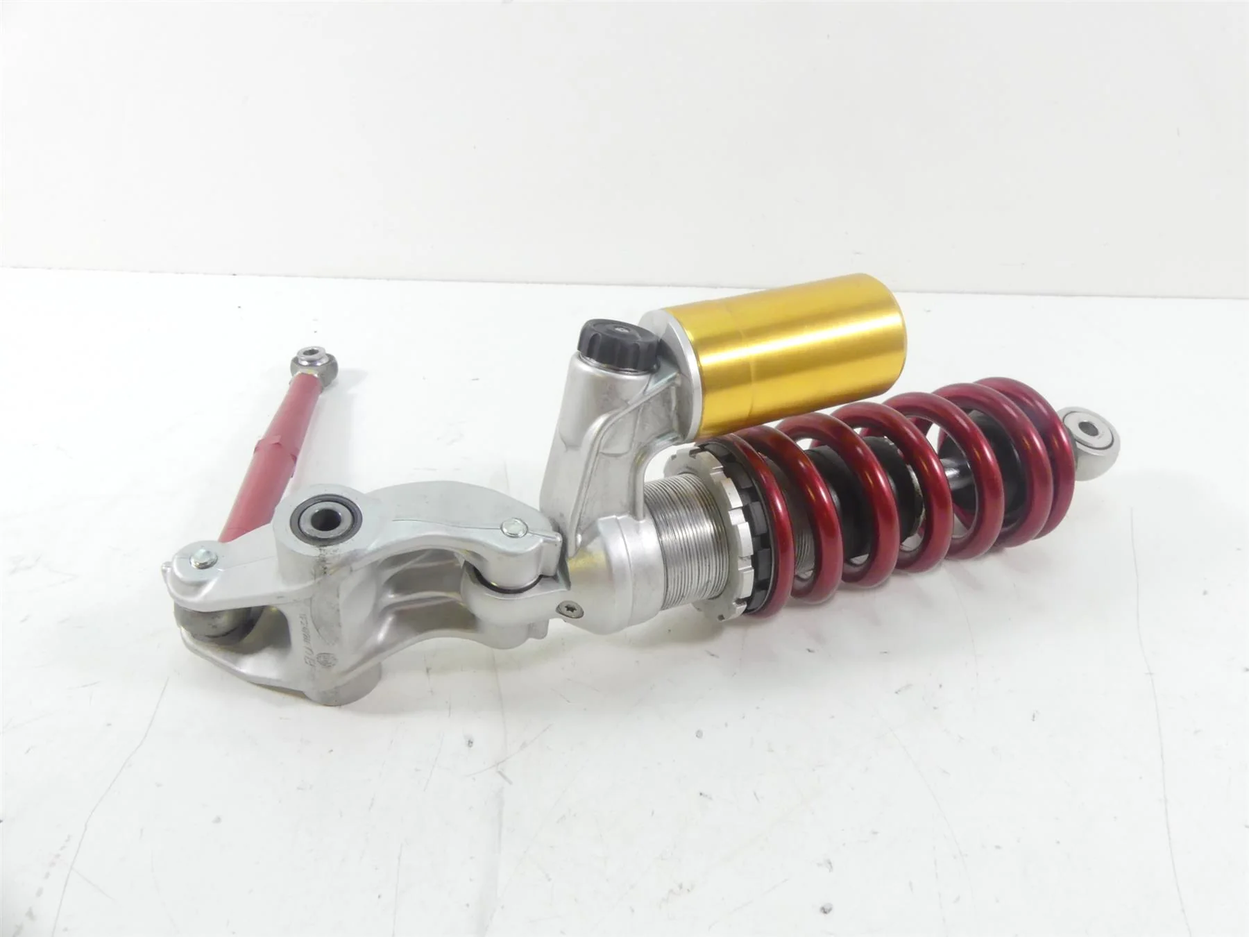2008 Ducati Hypermotard 1100S Ohlins Rear Shock & Linkage - Read 36520811A - Image 2