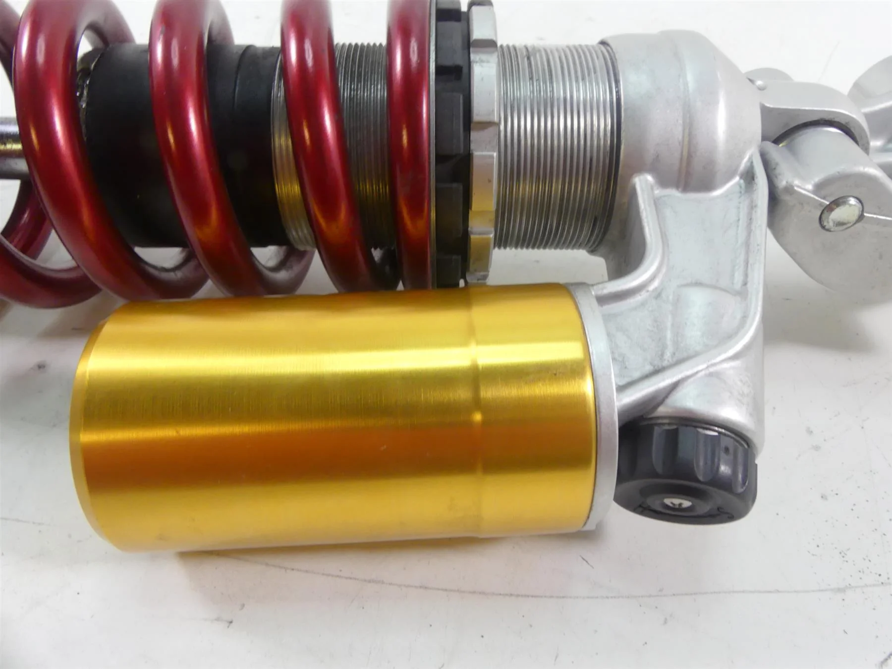 2008 Ducati Hypermotard 1100S Ohlins Rear Shock & Linkage - Read 36520811A - Image 5