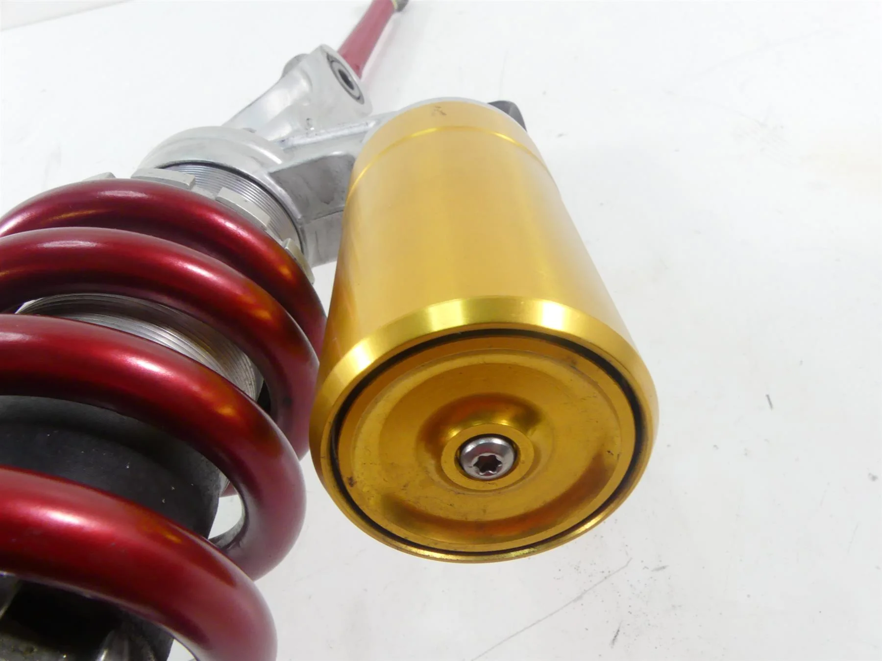 2008 Ducati Hypermotard 1100S Ohlins Rear Shock & Linkage - Read 36520811A - Image 9