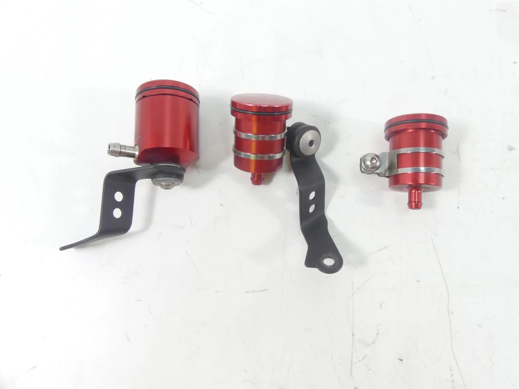 2008 Ducati Hypermotard 1100S Rizoma Clutch Brake Fluid Reservoir Set CT017R