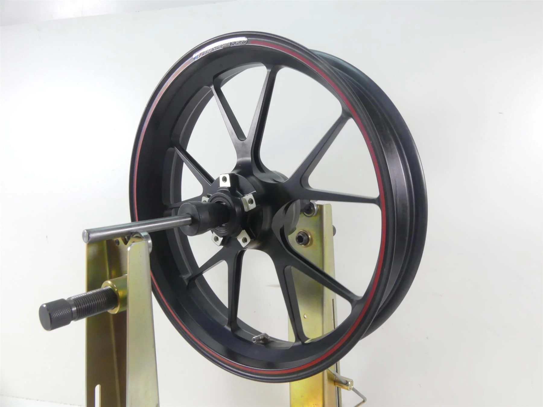 2008 Ducati Hypermotard 1100S Straight Marchesini Front Wheel 17x3.5 50121151AB - Image 4