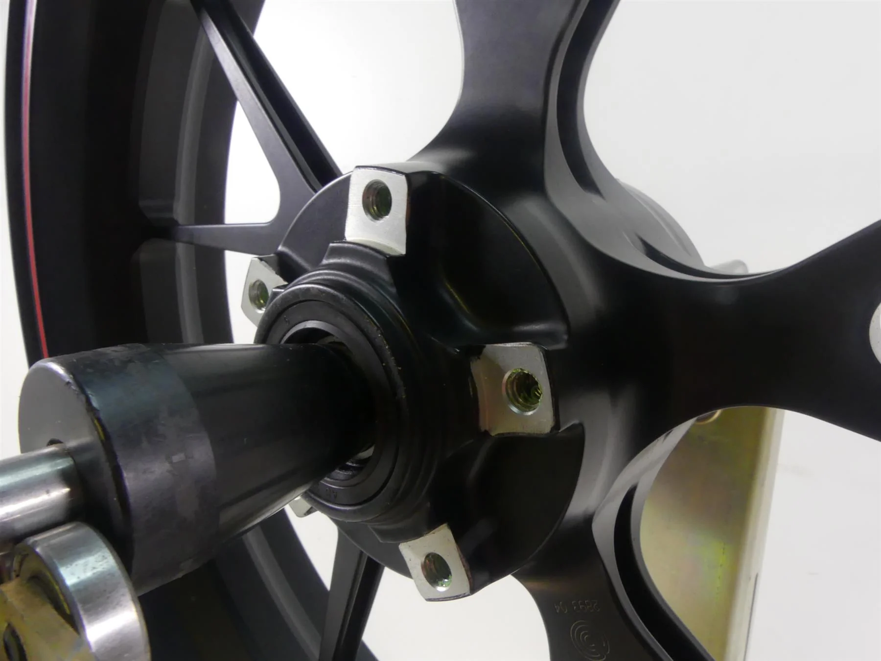 2008 Ducati Hypermotard 1100S Straight Marchesini Front Wheel 17x3.5 50121151AB - Image 6