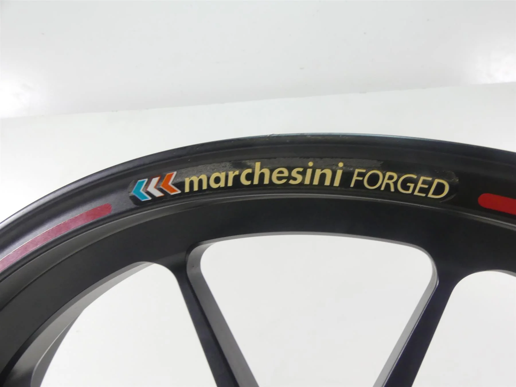 2008 Ducati Hypermotard 1100S Straight Marchesini Front Wheel 17x3.5 50121151AB - Image 7