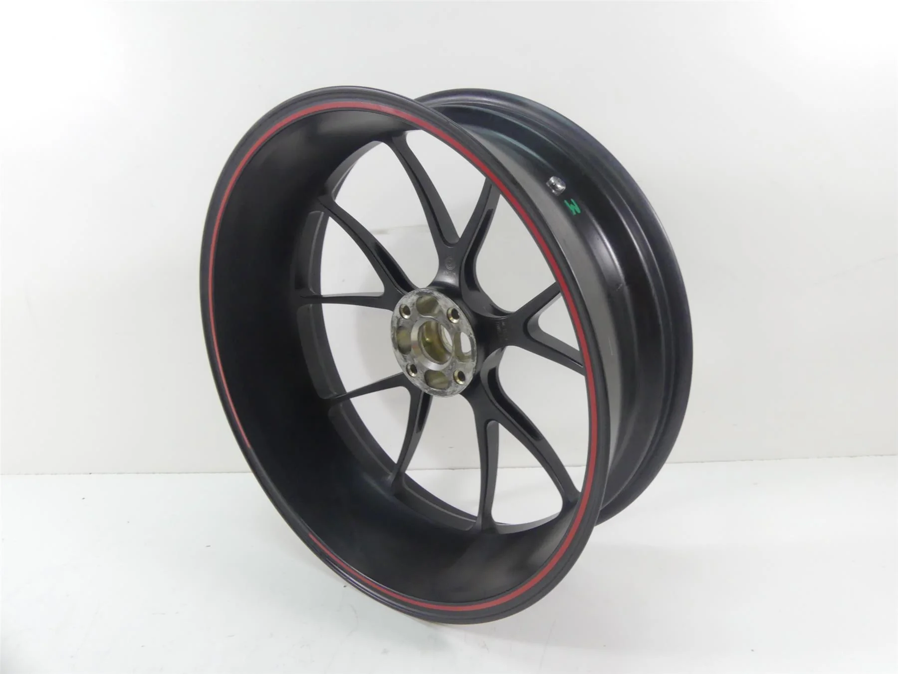 2008 Ducati Hypermotard 1100S Straight Marchesini Rear Wheel 17x5.5 50221291AB - Image 5
