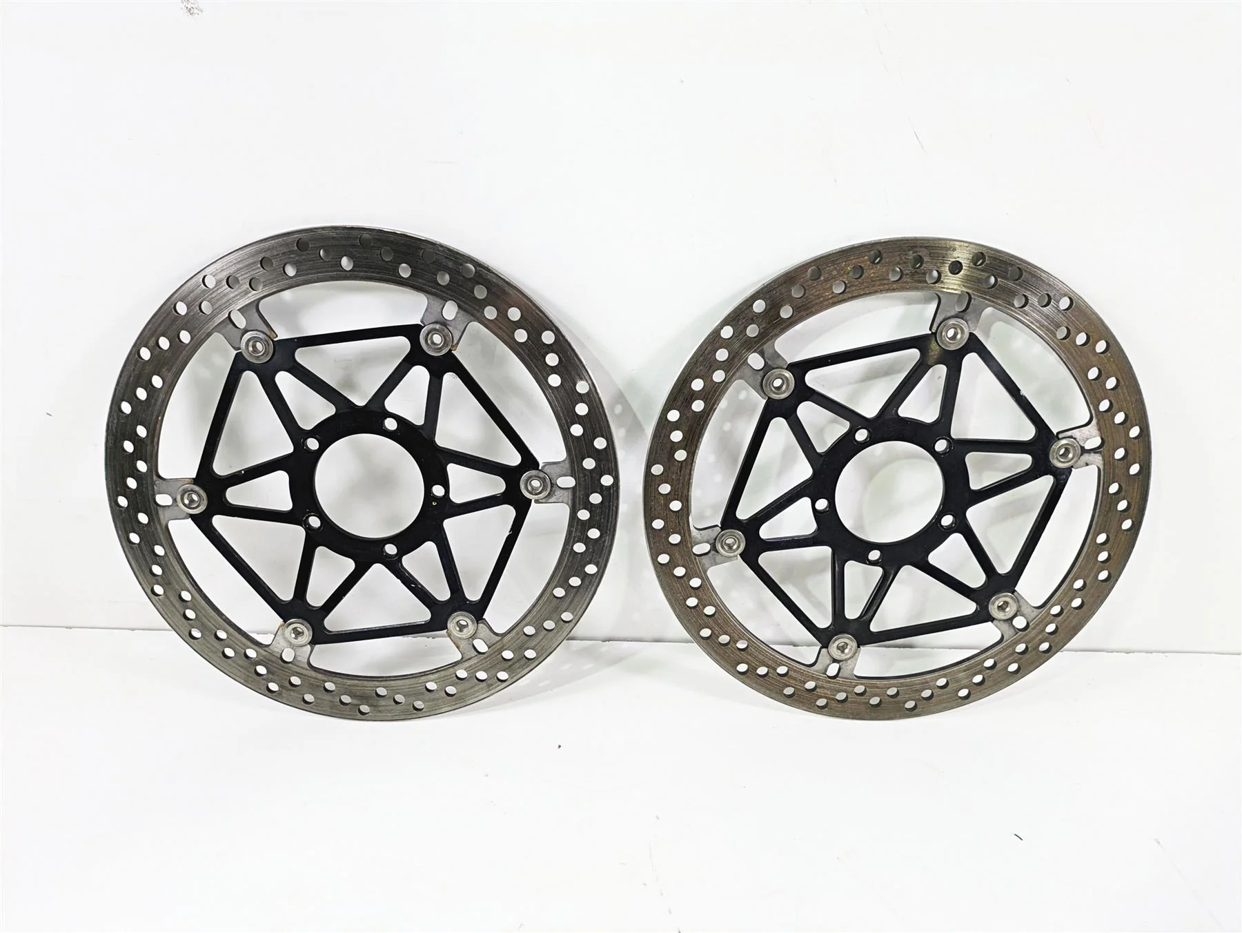 2008 Ducati SBK 1098 S Brembo Front Brake Rotor Disc Set 49240901A 71311973A