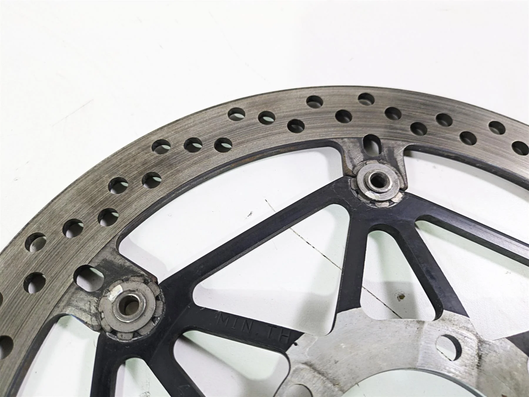 2008 Ducati SBK 1098 S Brembo Front Brake Rotor Disc Set 49240901A 71311973A - Image 6