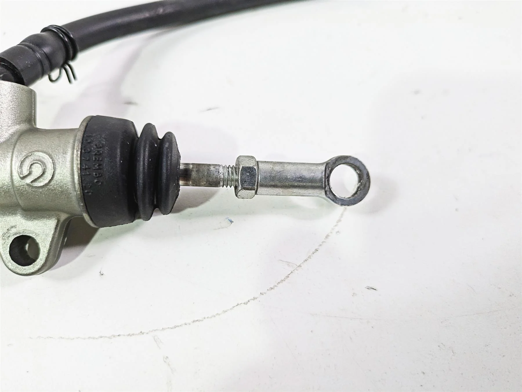 2008 Ducati SBK 1098 S Brembo Rear Brake Master Cylinder 62540181B - Image 8