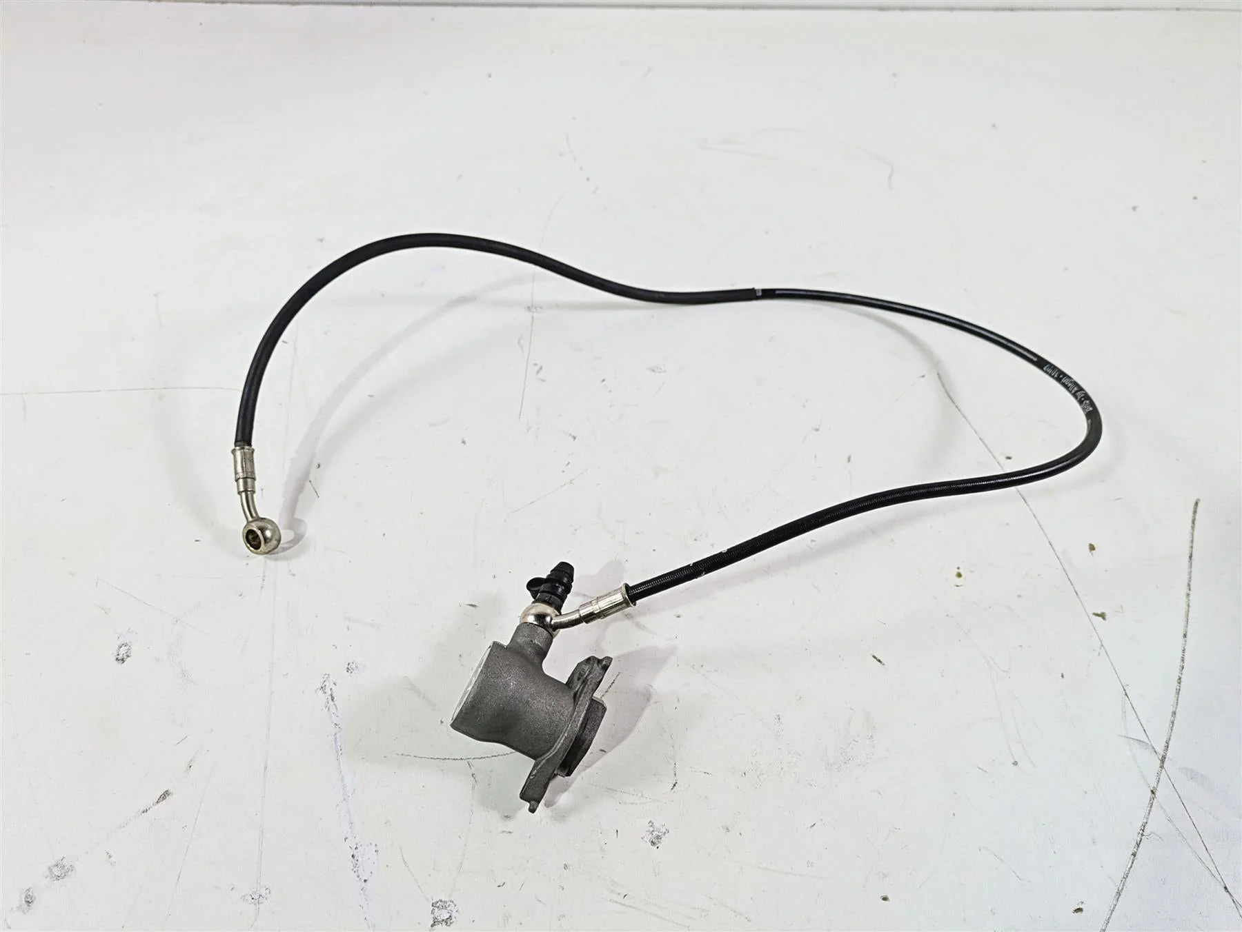 2008 Ducati SBK 1098 S Clutch Slave Cylinder + Line 19540031A - Image 2