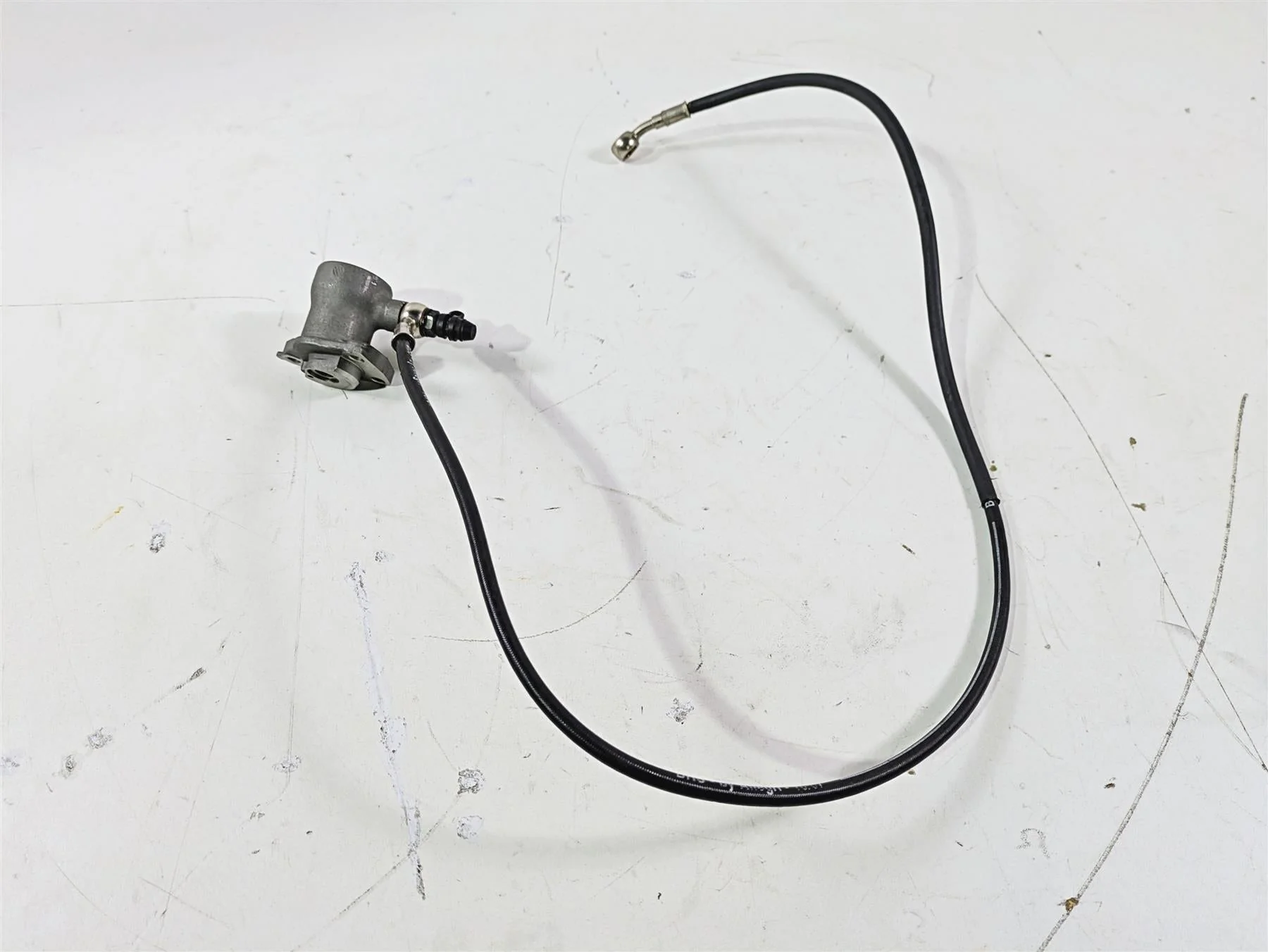 2008 Ducati SBK 1098 S Clutch Slave Cylinder + Line 19540031A - Image 3