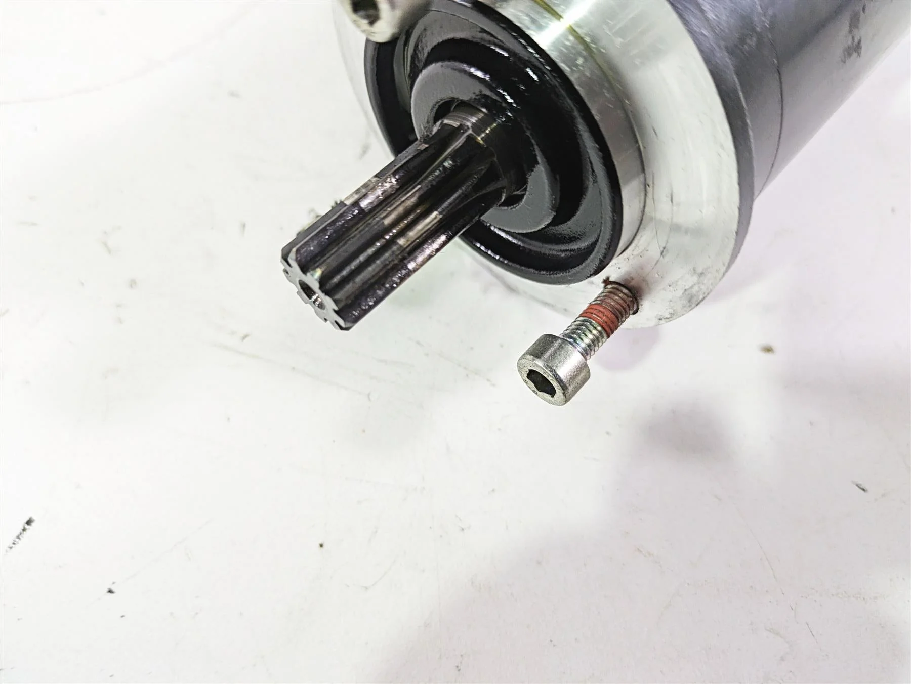 2008 Ducati SBK 1098 S Engine Starter Motor 27040051A 27040101A - Image 11