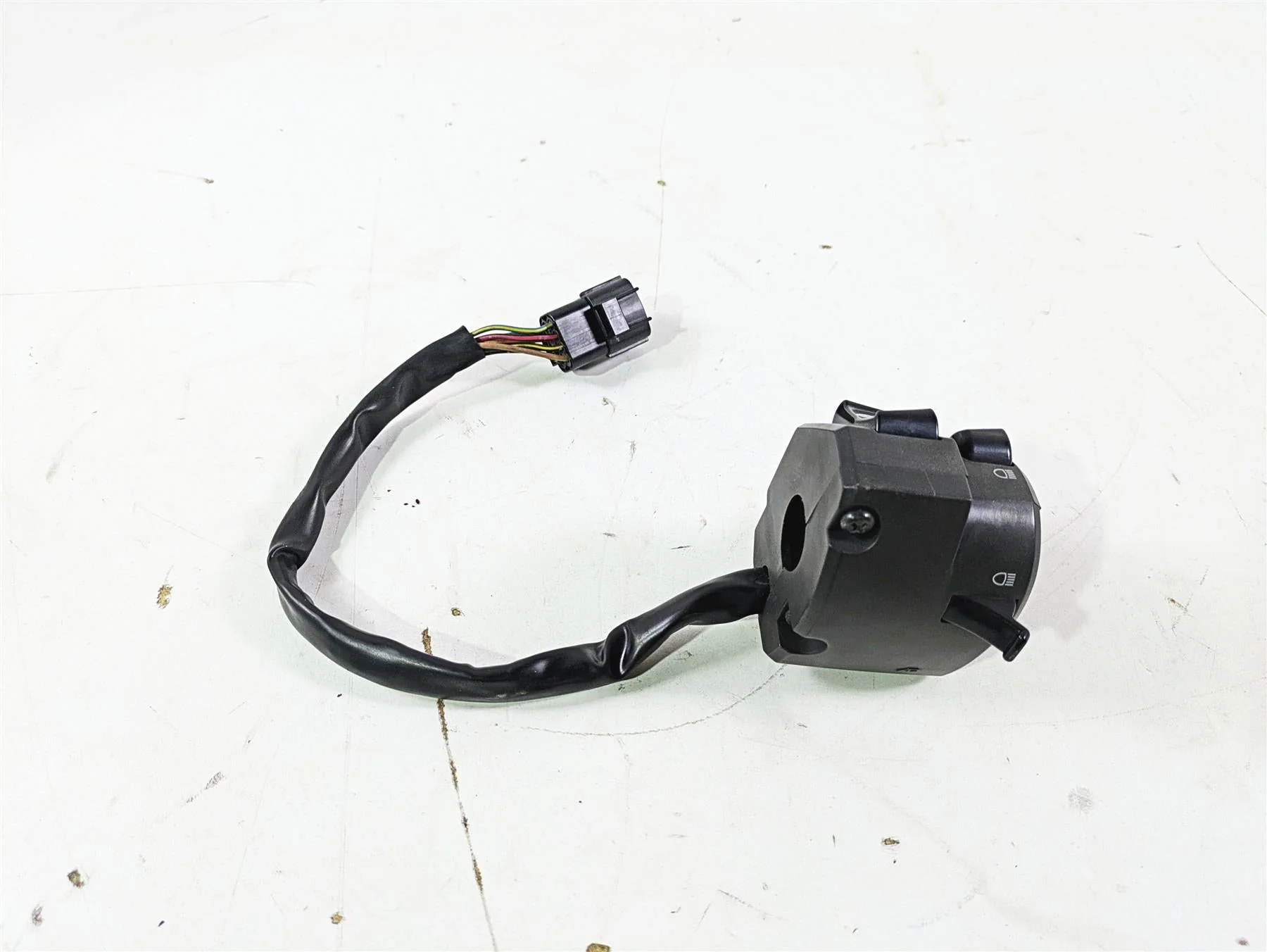 2008 Ducati SBK 1098 S Left Hand Turn Signal Lights Control Switch 65110041A - Image 3