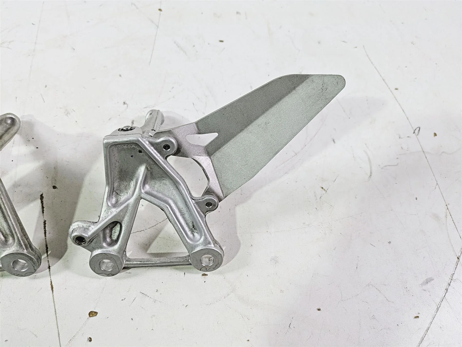 2008 Ducati SBK 1098 S Left Right Rider Footpeg Set 82411231A 82411221A - Image 11